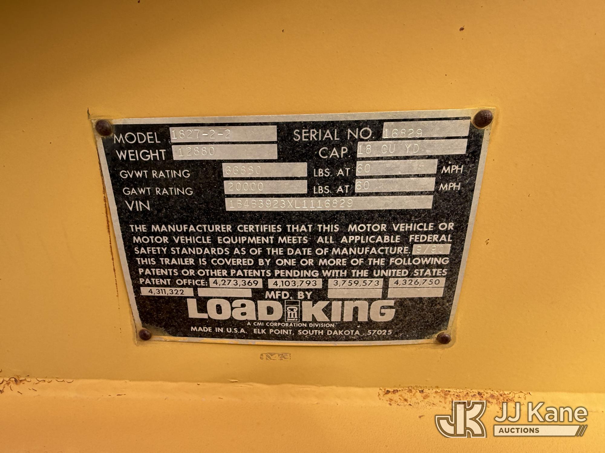 1990 Load King  1827-2-2