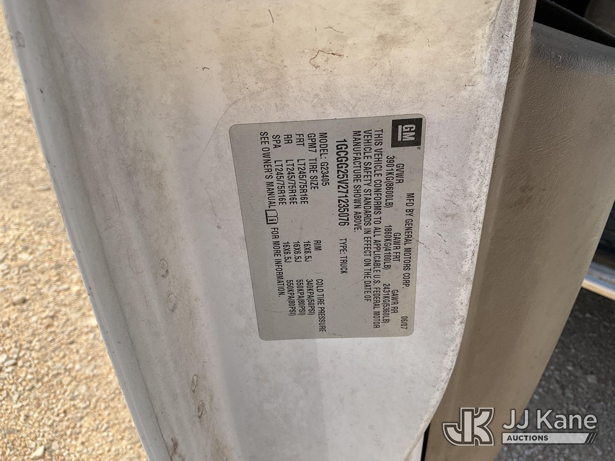 2007 Chevrolet EXPRESS G2500