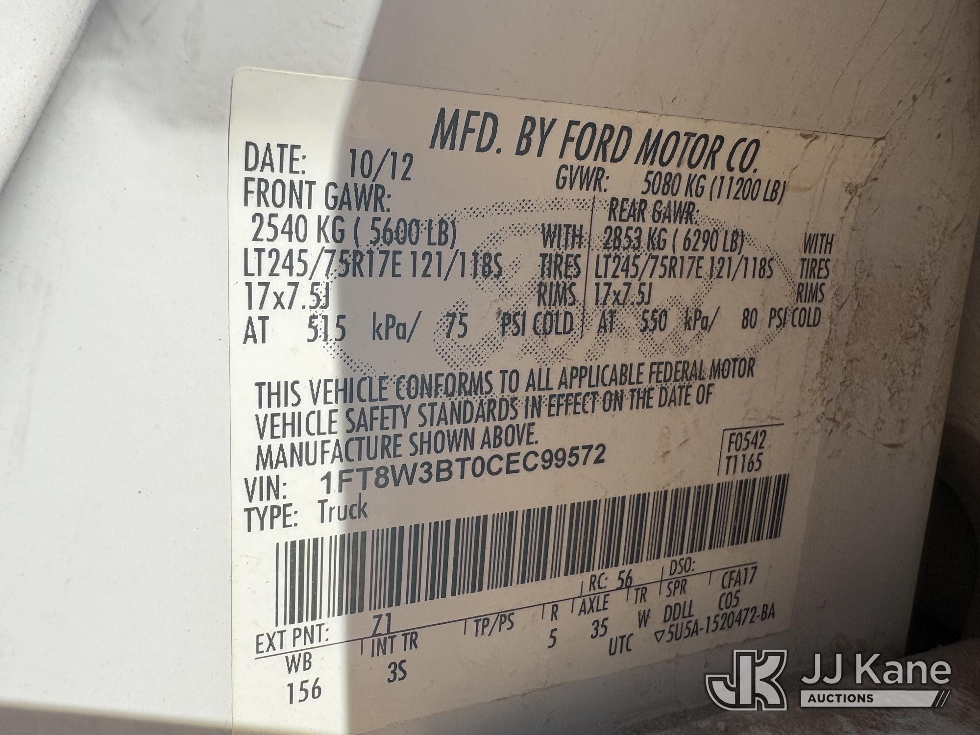 2012 Ford F350 4X4