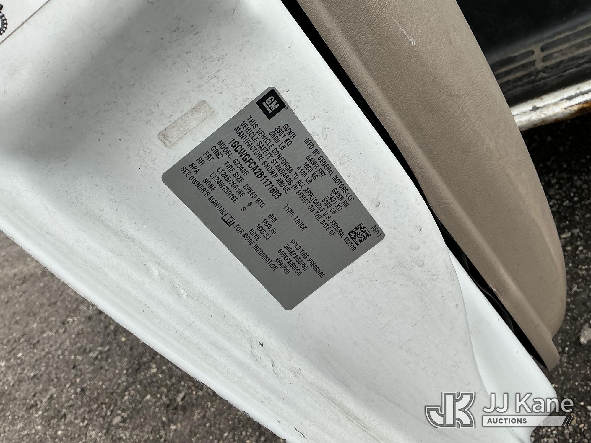 2011 Chevrolet EXPRESS G2500