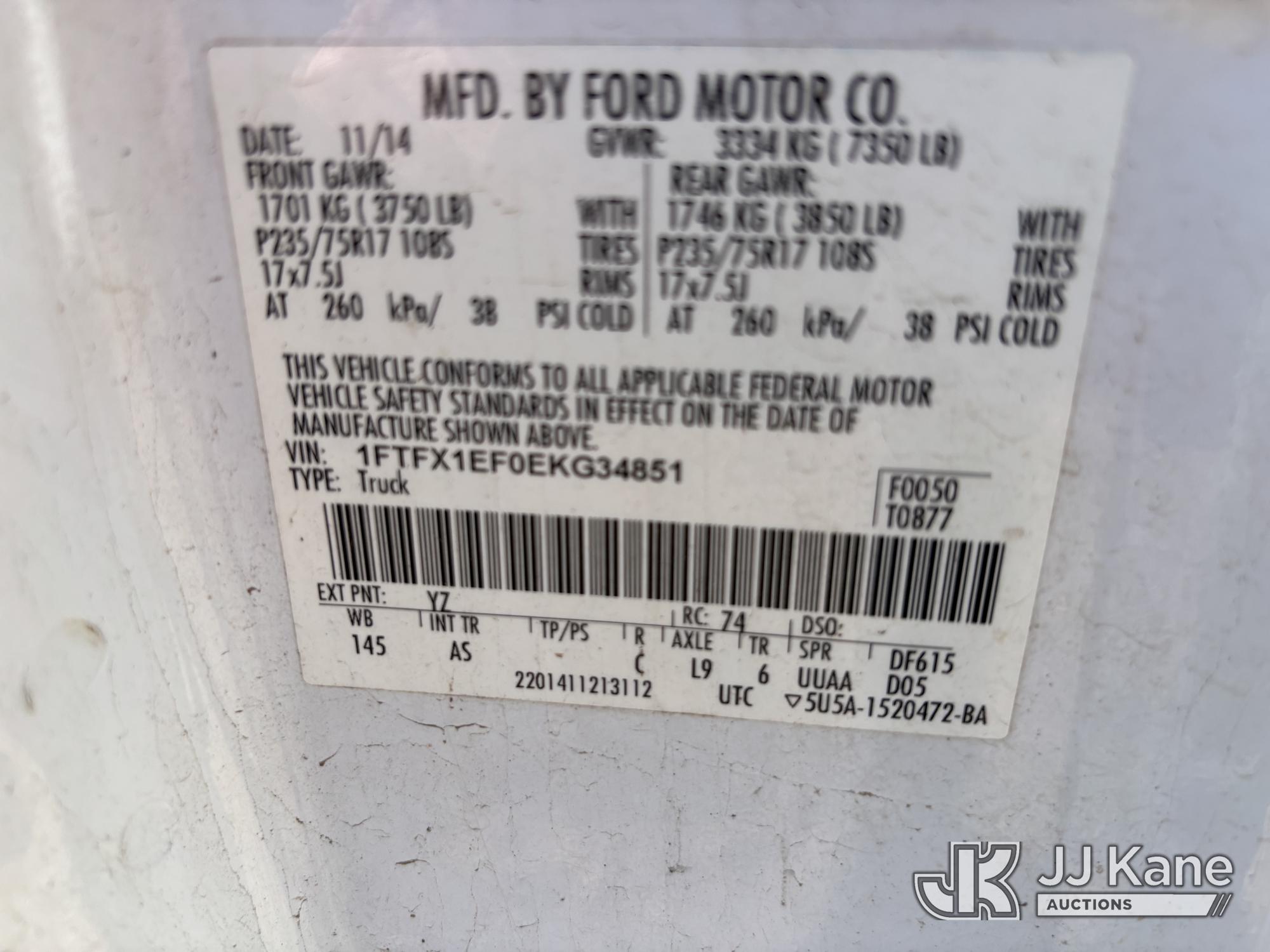 2014 Ford F150 4X4