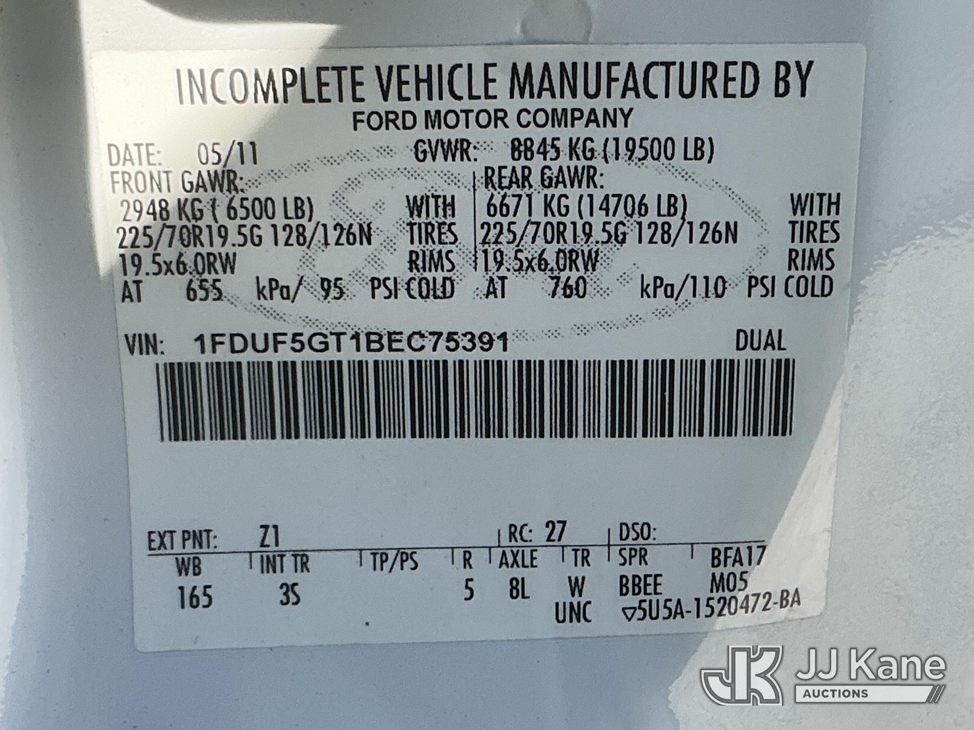 2011 Ford F550