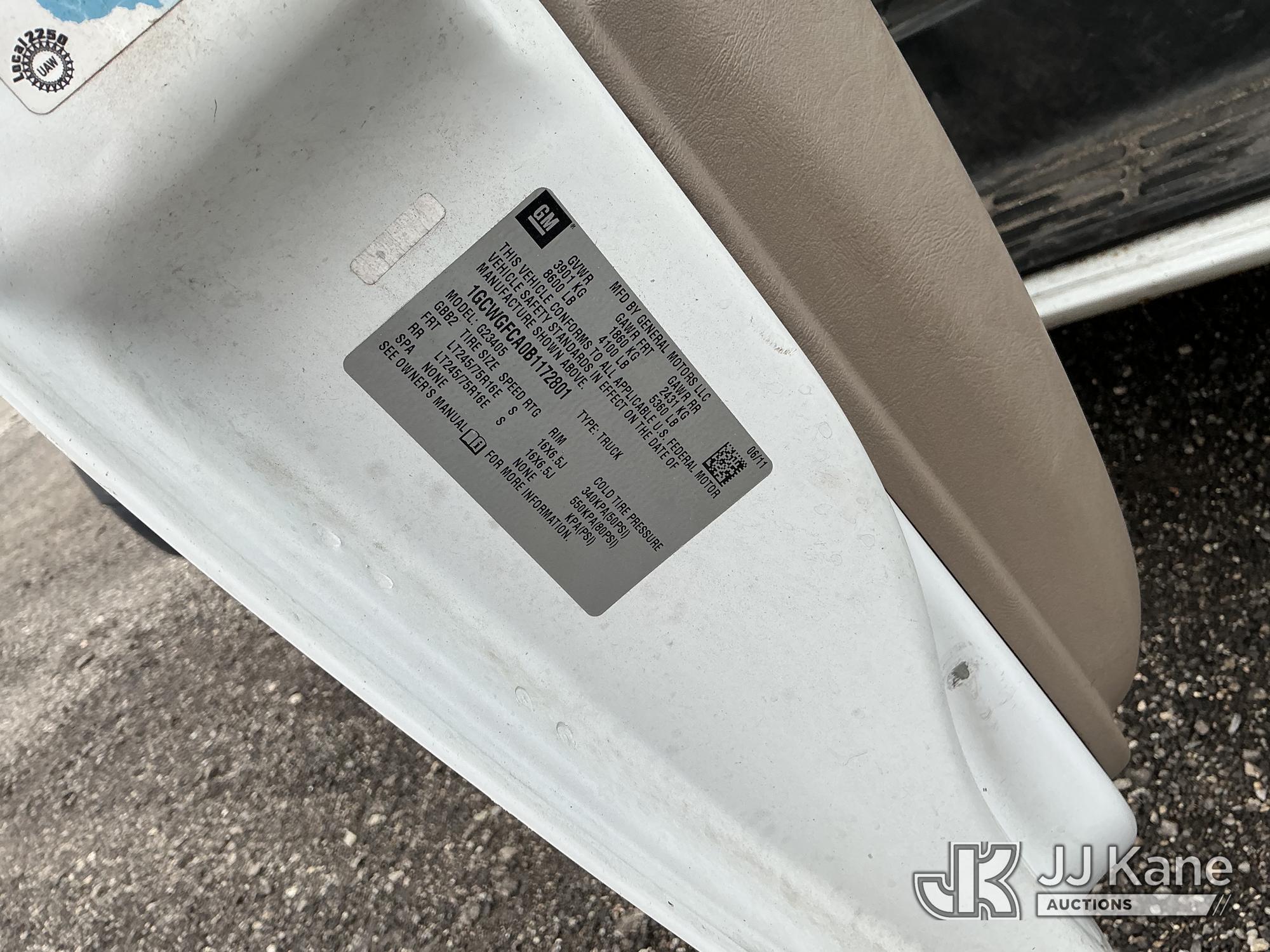 2011 Chevrolet EXPRESS G2500