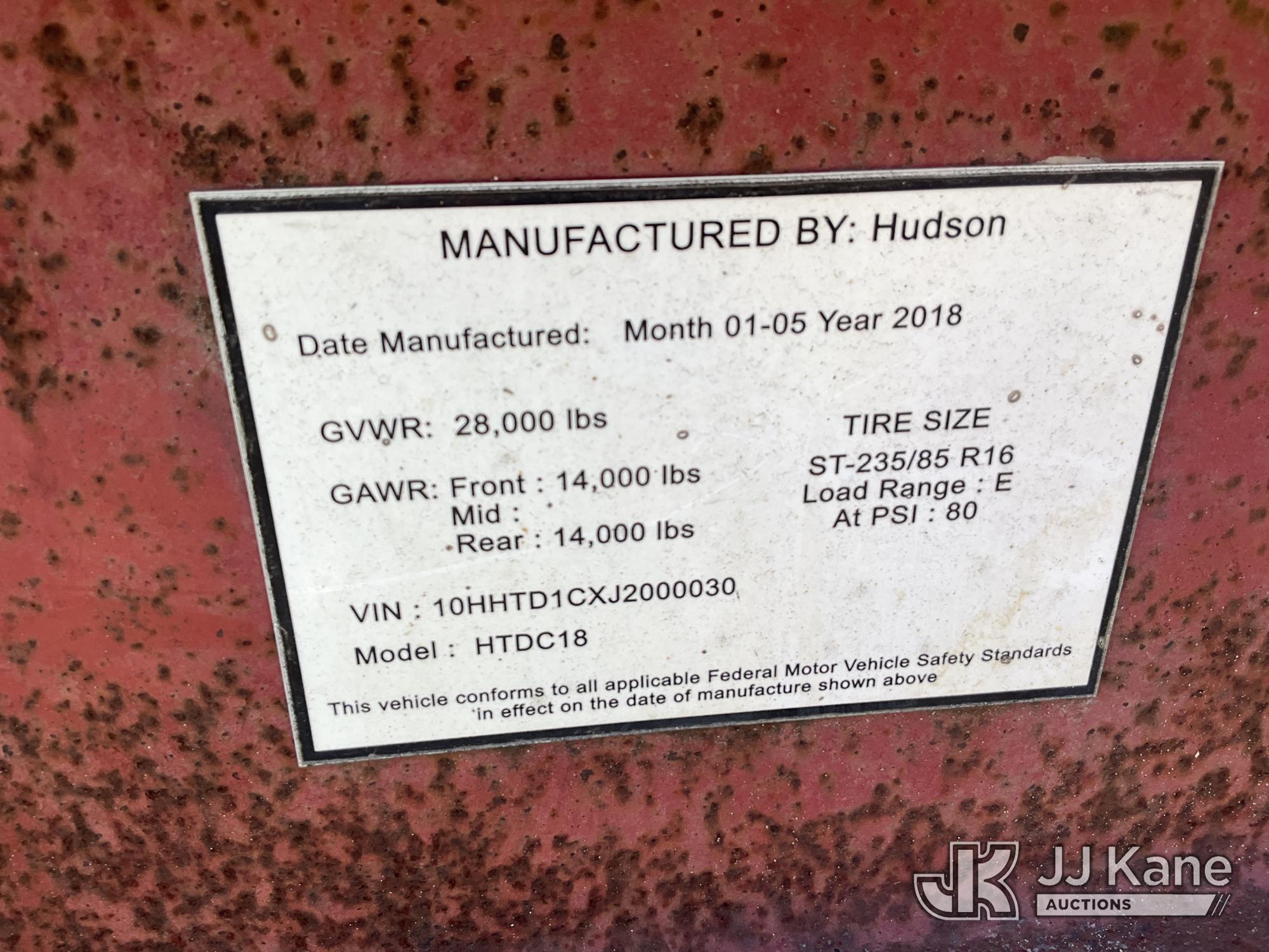 2018 Hudson Bros. HTDC18