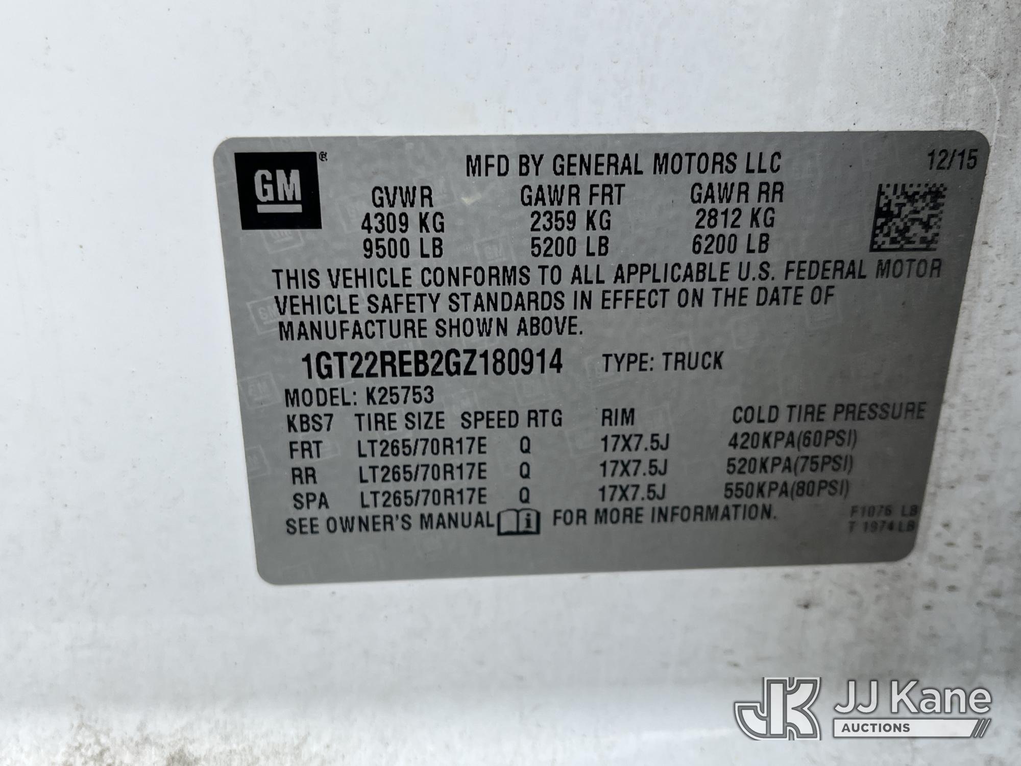 2016 GMC SIERRA 2500 4X4