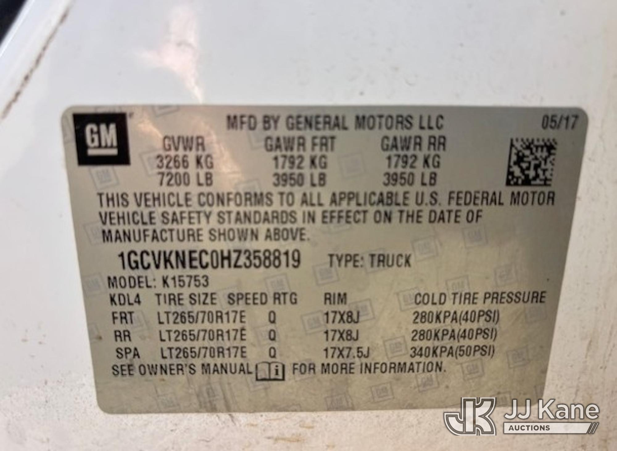 2017 Chevrolet Silverado 1500