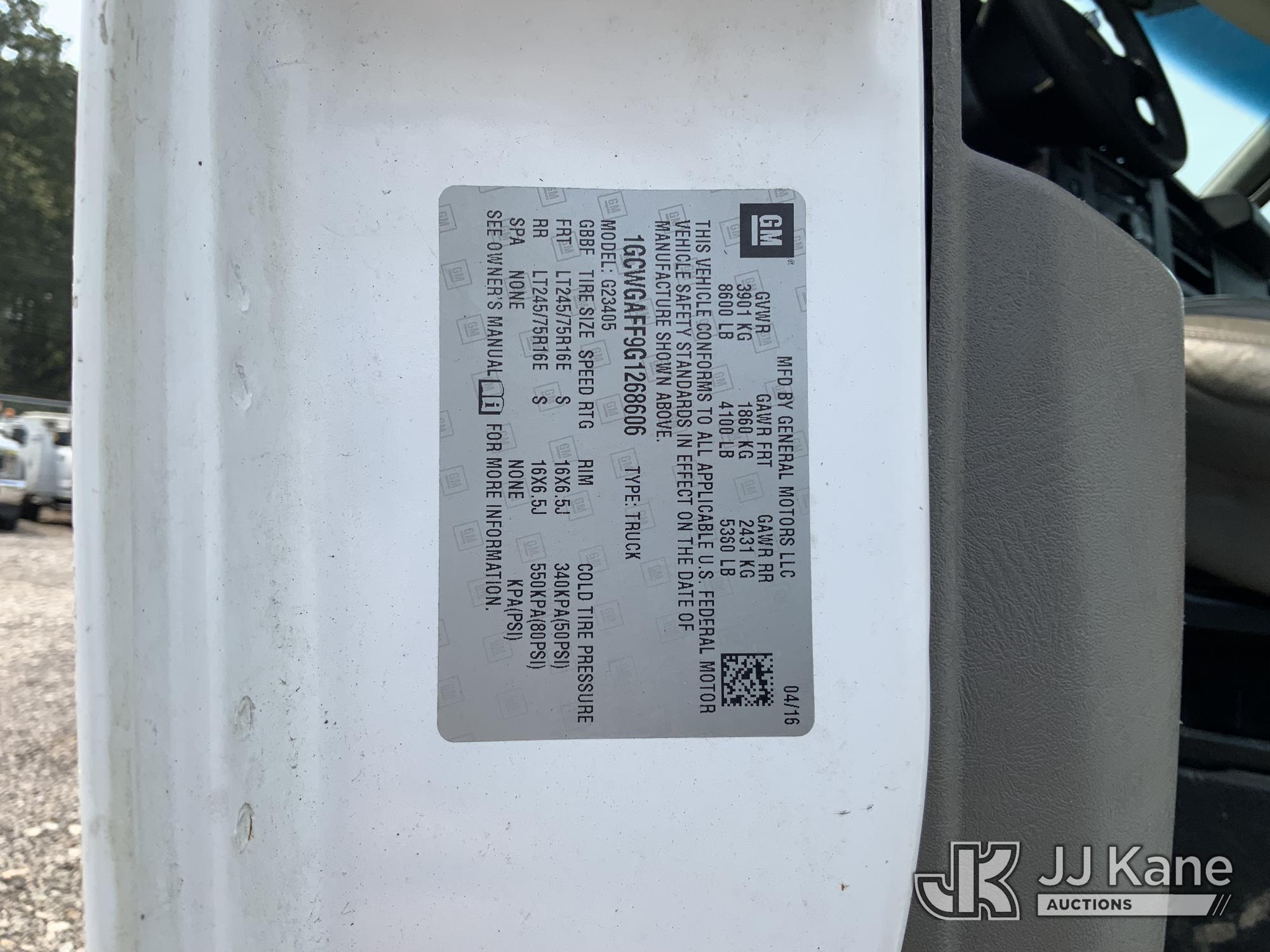 2016 Chevrolet EXPRESS G2500