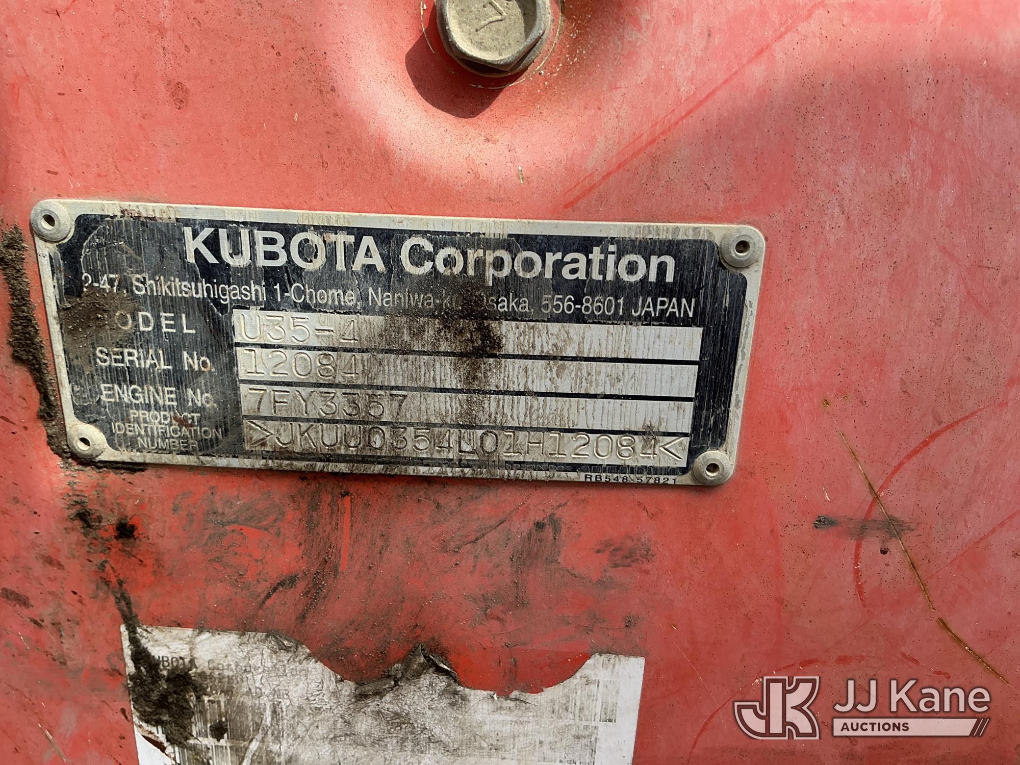 2016 Kubota U35-4