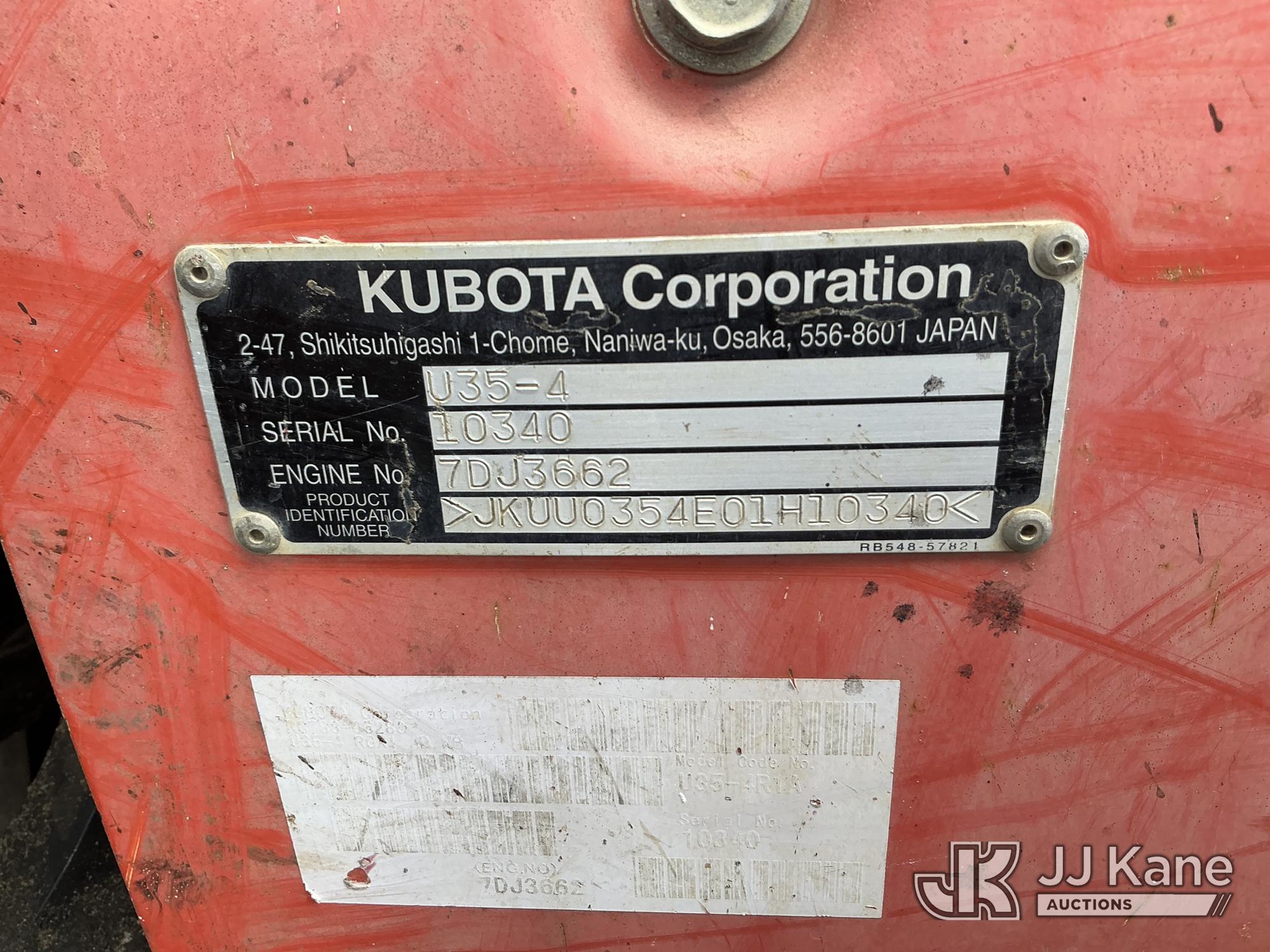 2013 Kubota U35-4
