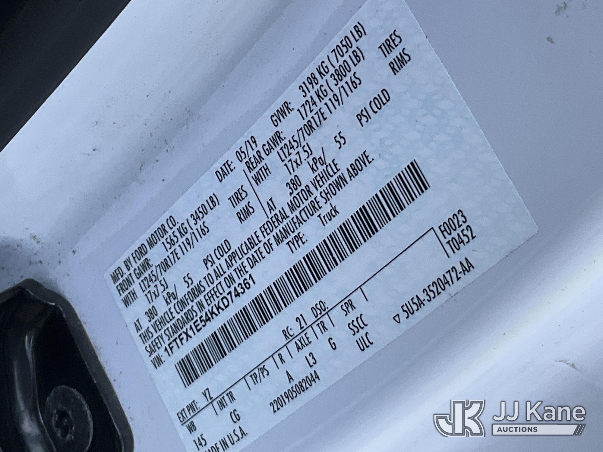 2019 Ford F150 4X4