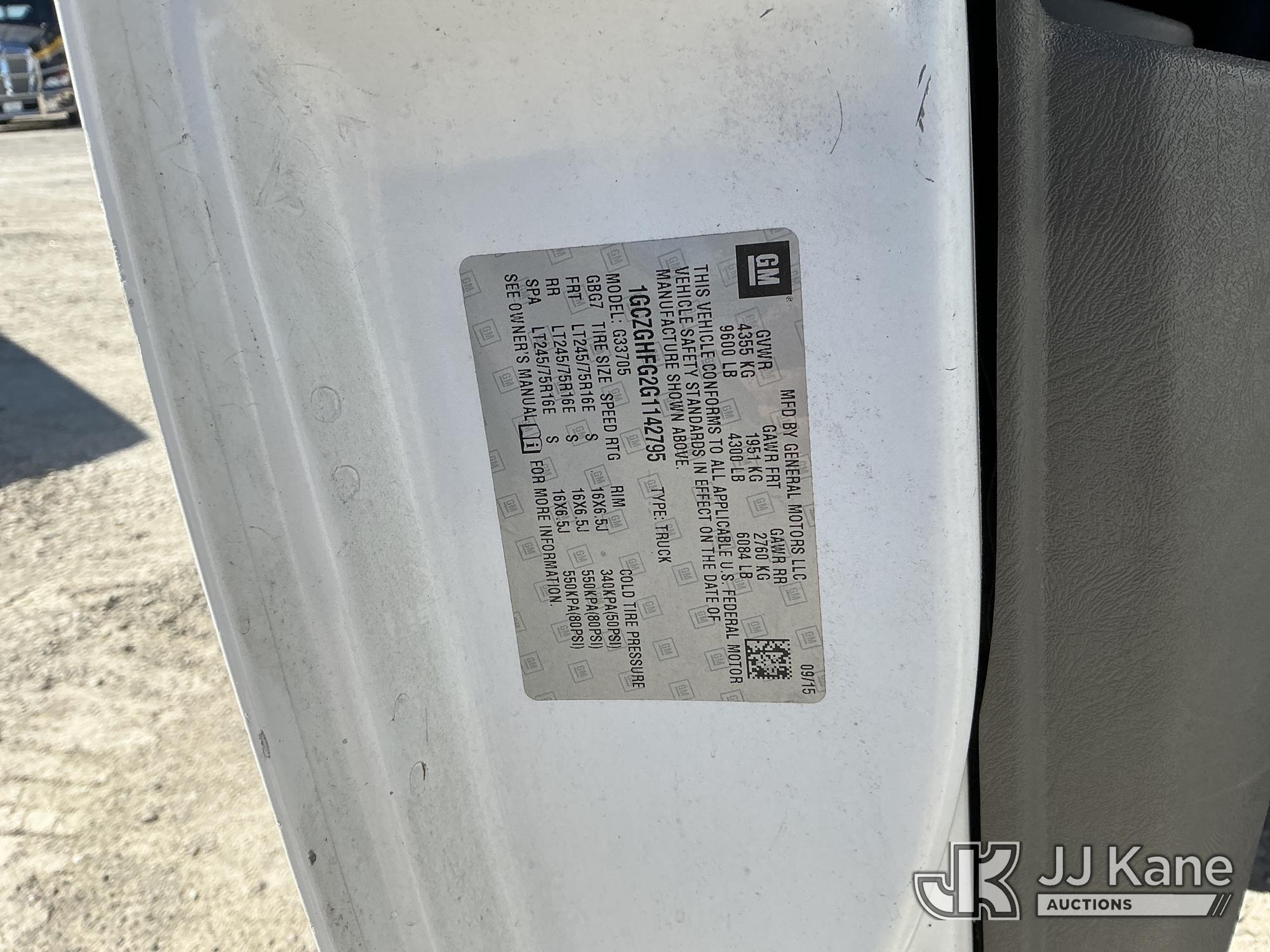 2016 Chevrolet EXPRESS G3500