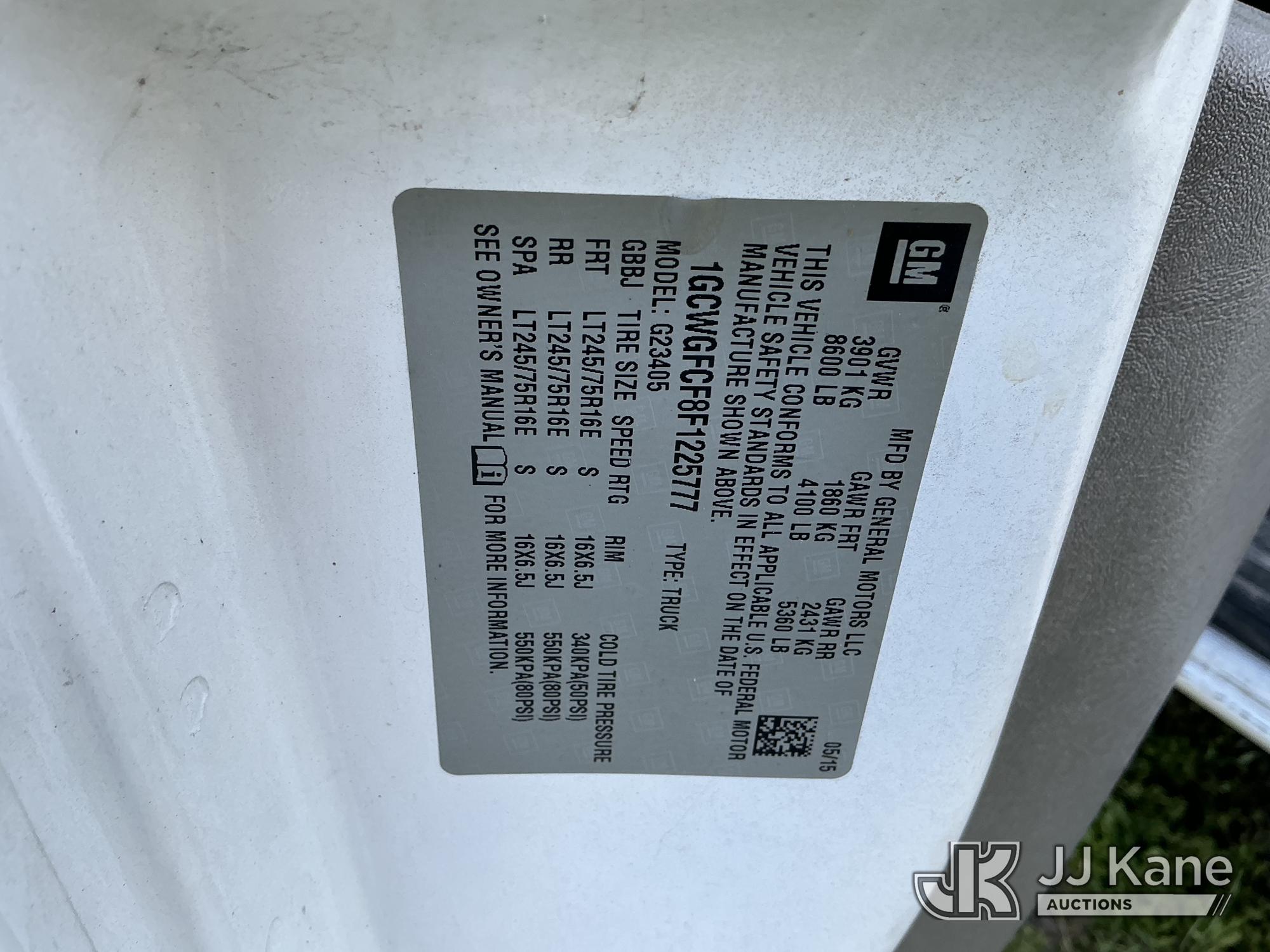 2015 Chevrolet EXPRESS G2500