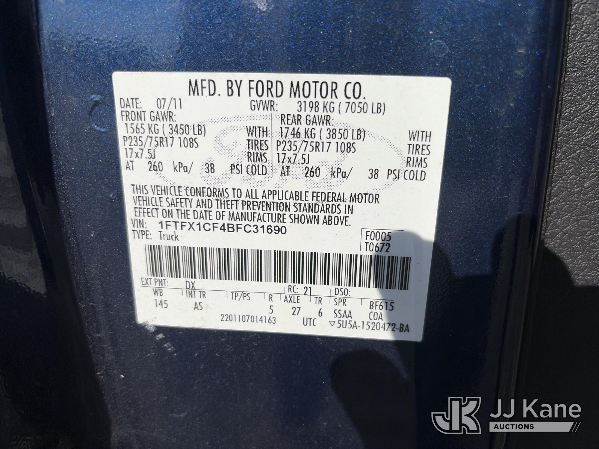 2011 Ford F150