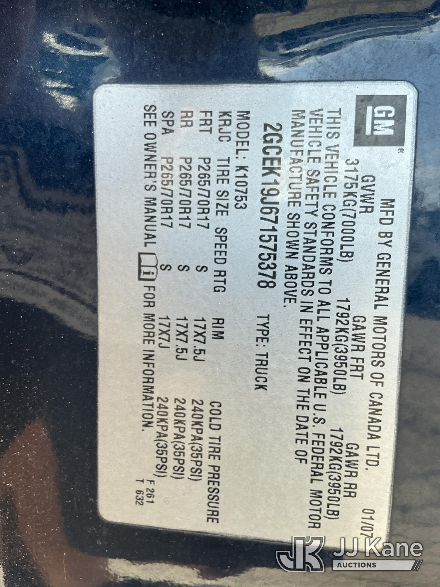2007 Chevrolet SILVERADO 1500 4X4