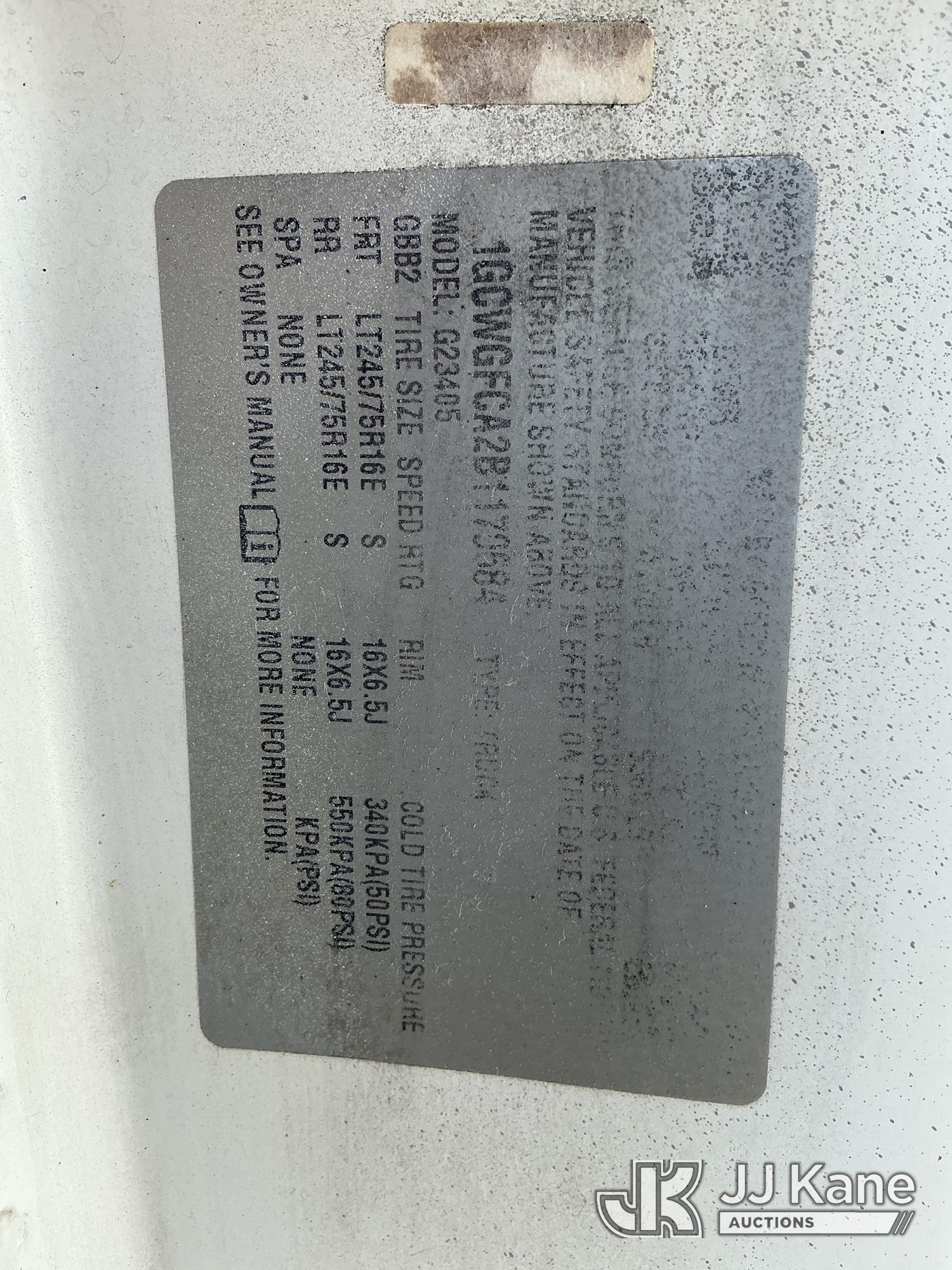 2011 Chevrolet EXPRESS G2500