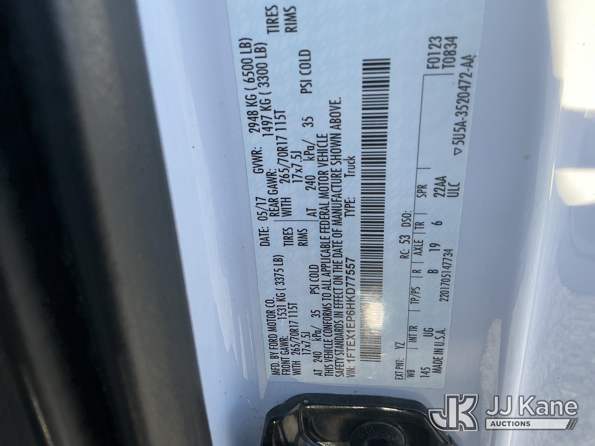 2017 Ford F150 4X4
