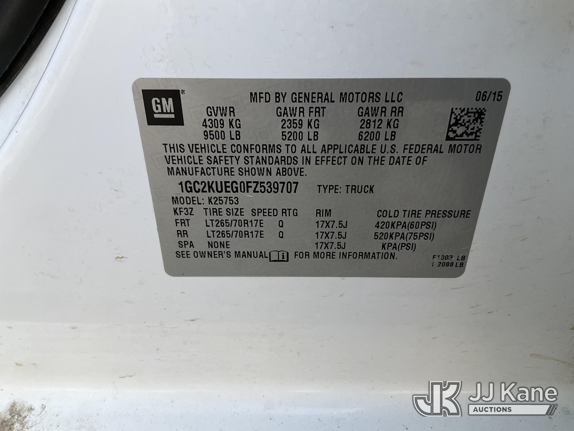 2015 Chevrolet SILVERADO 2500HD