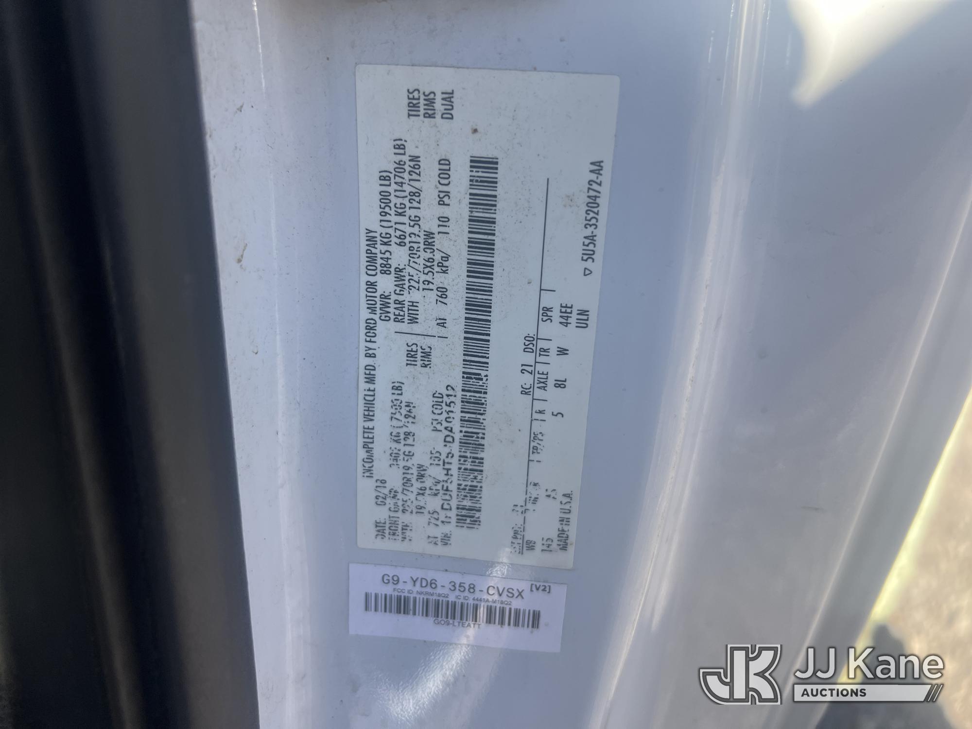2018 Ford F550 4X4
