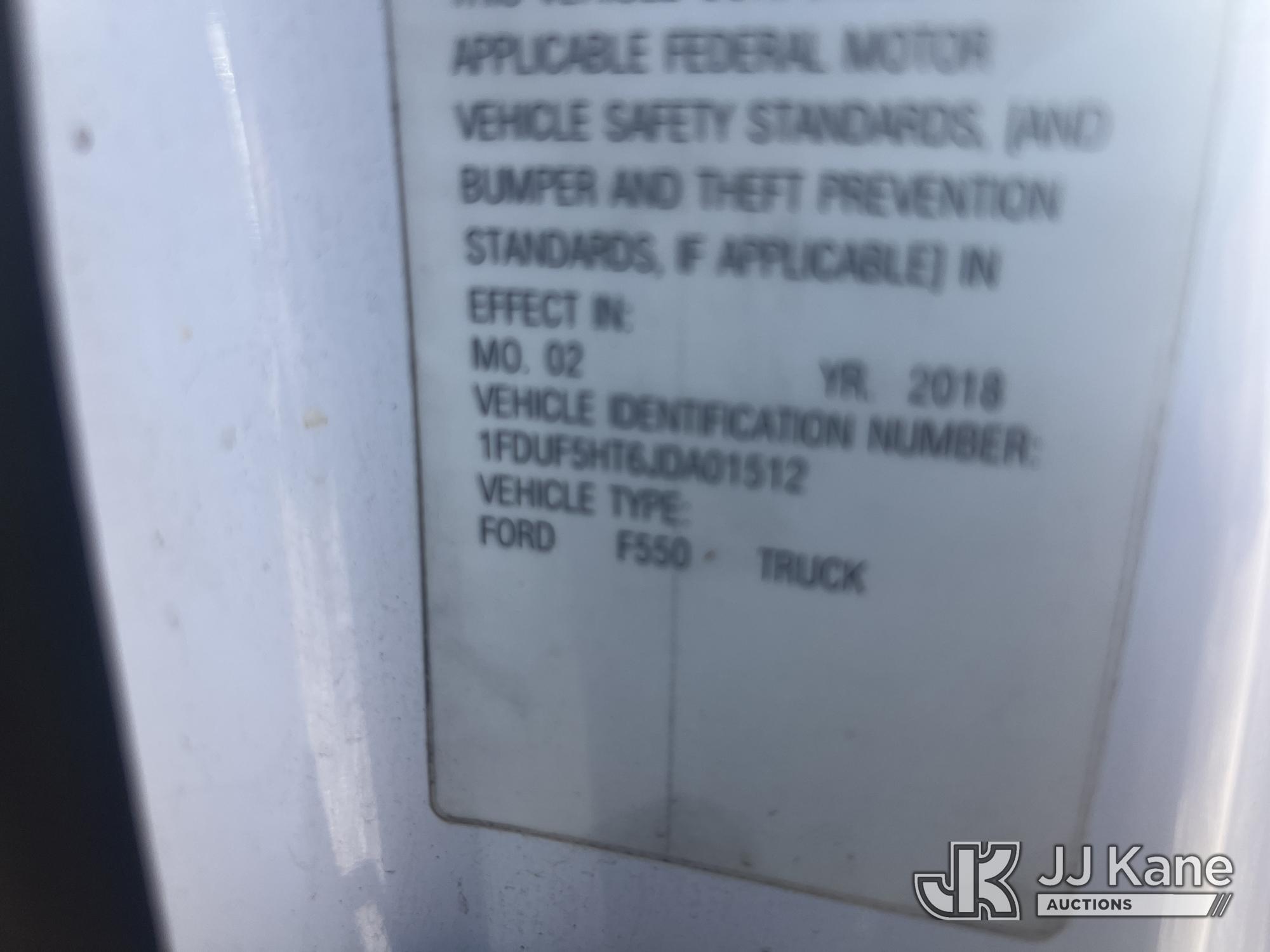 2018 Ford F550 4X4