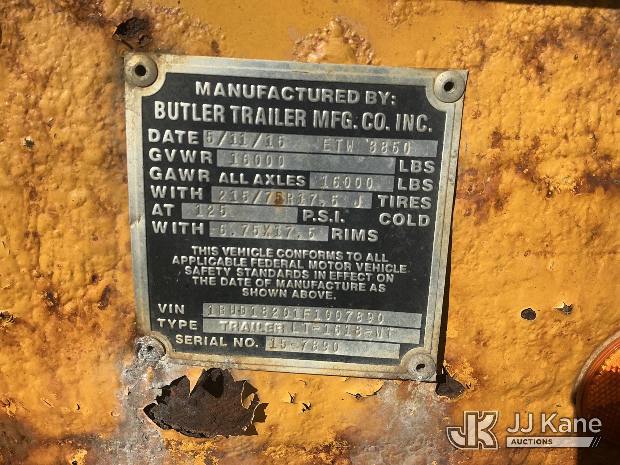 2015 Butler LT-1618-W / LT1218R