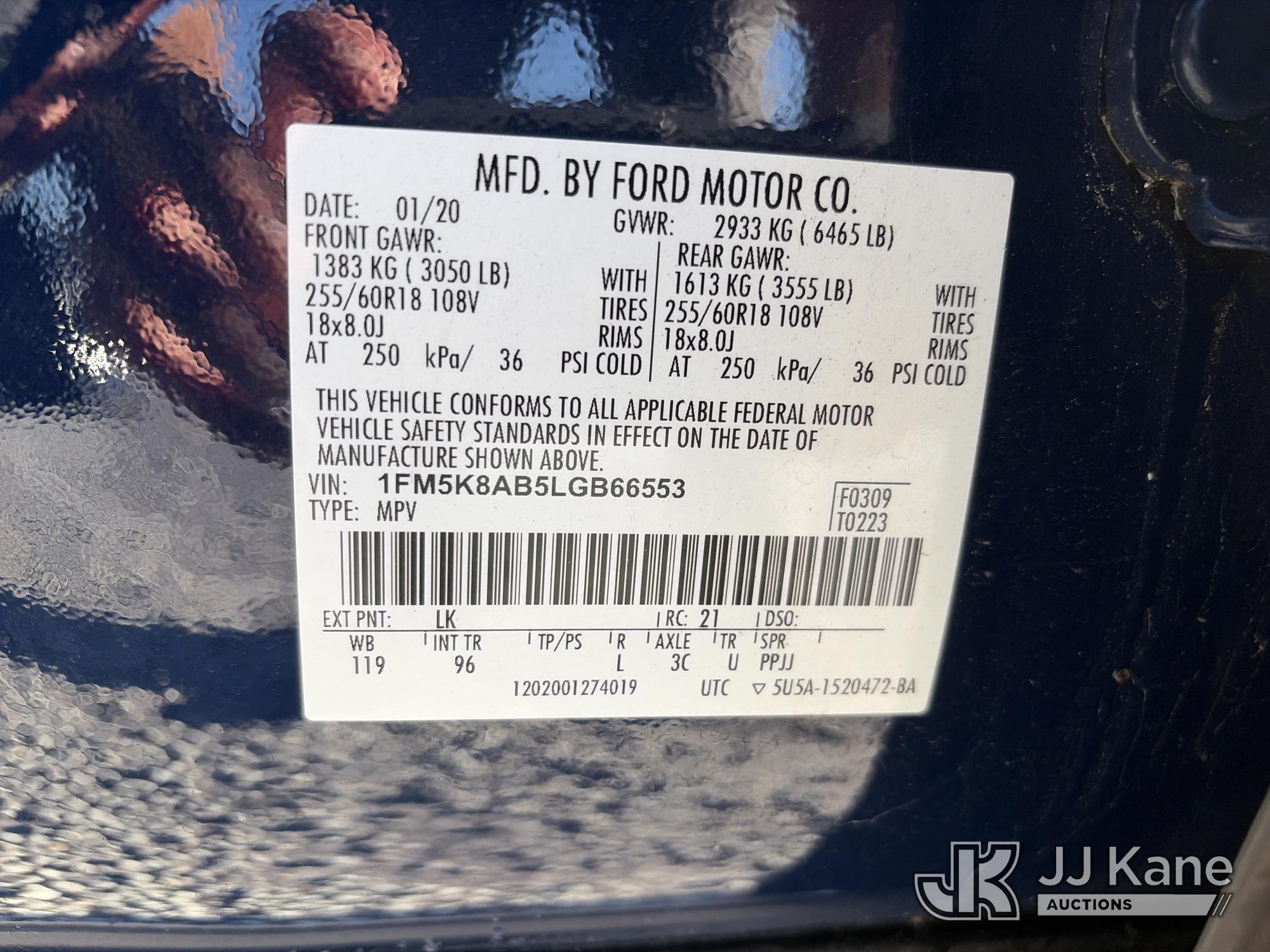 2020 Ford EXPLORER AWD POLICE INTERCEPTOR