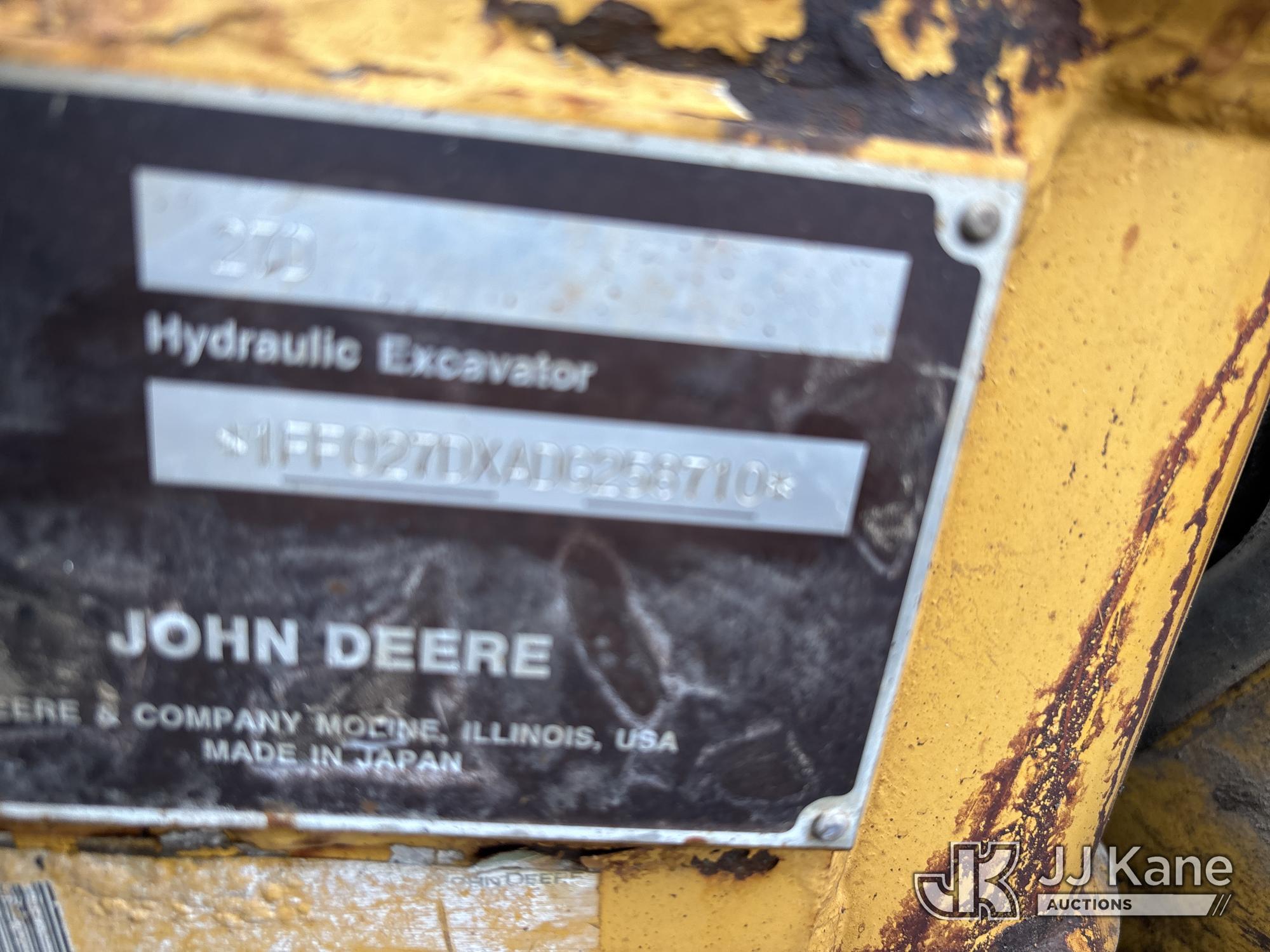 2014 John Deere 27D