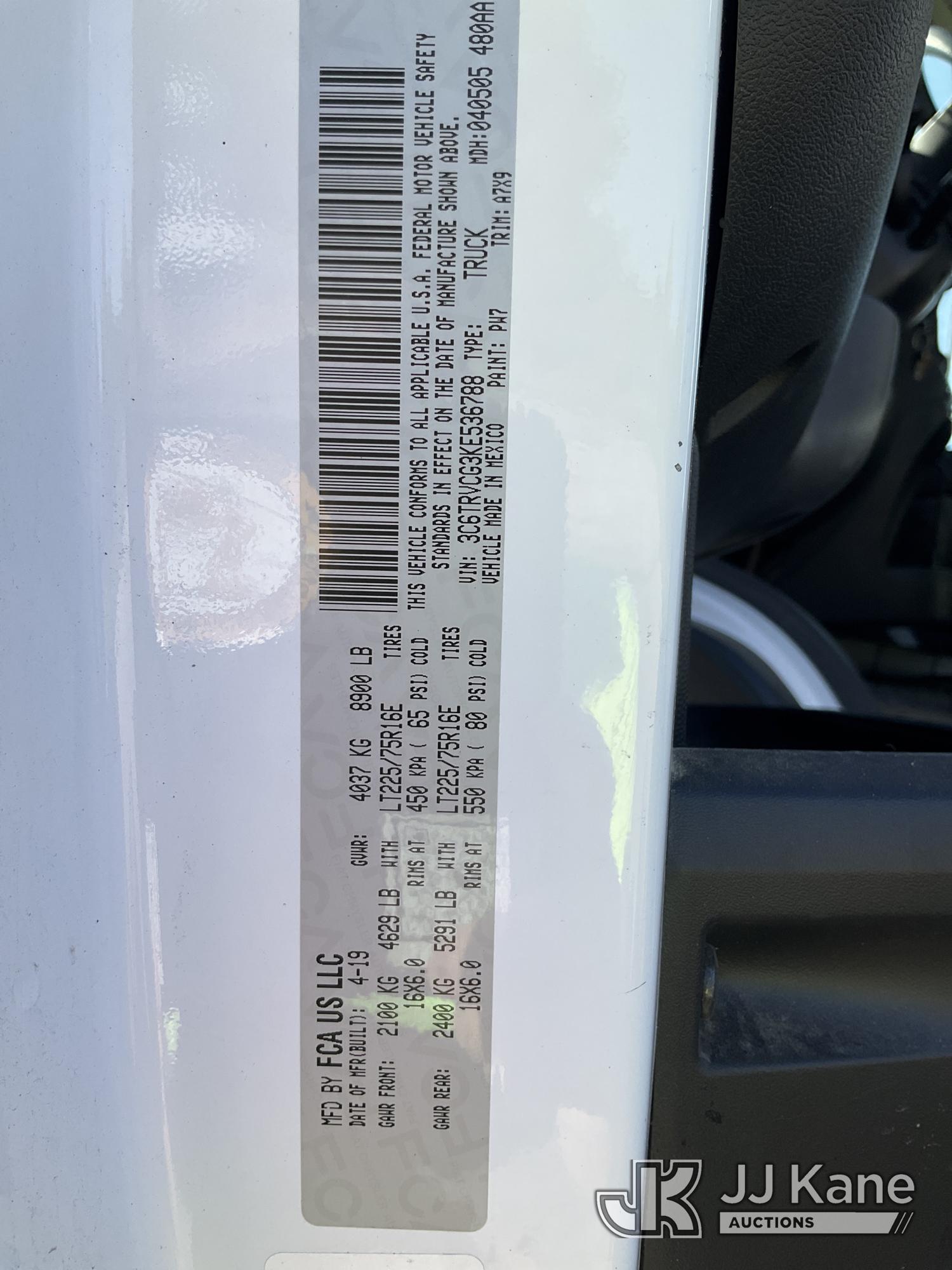 2019 Ram PROMASTER