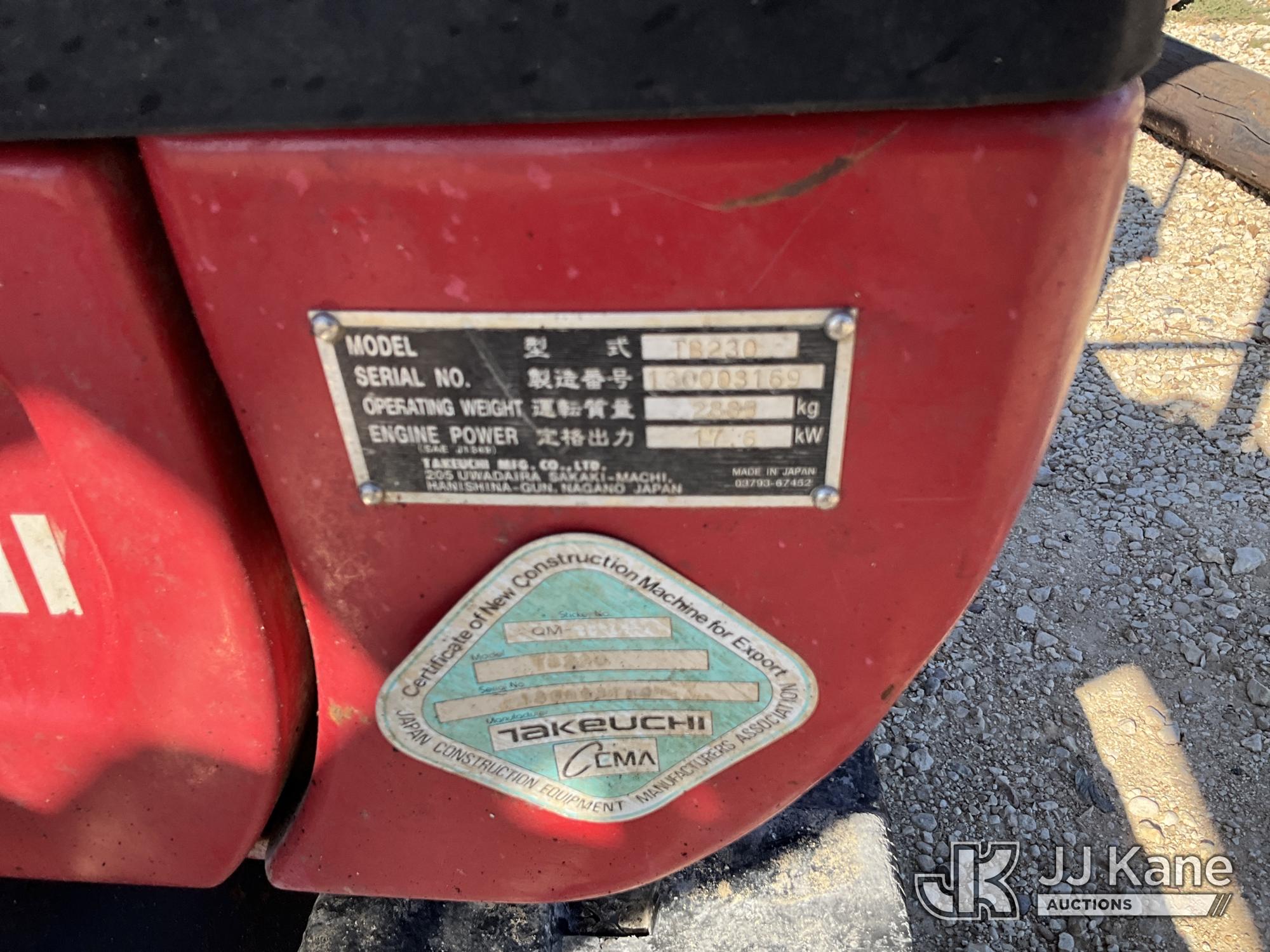 2017 Takeuchi TB230
