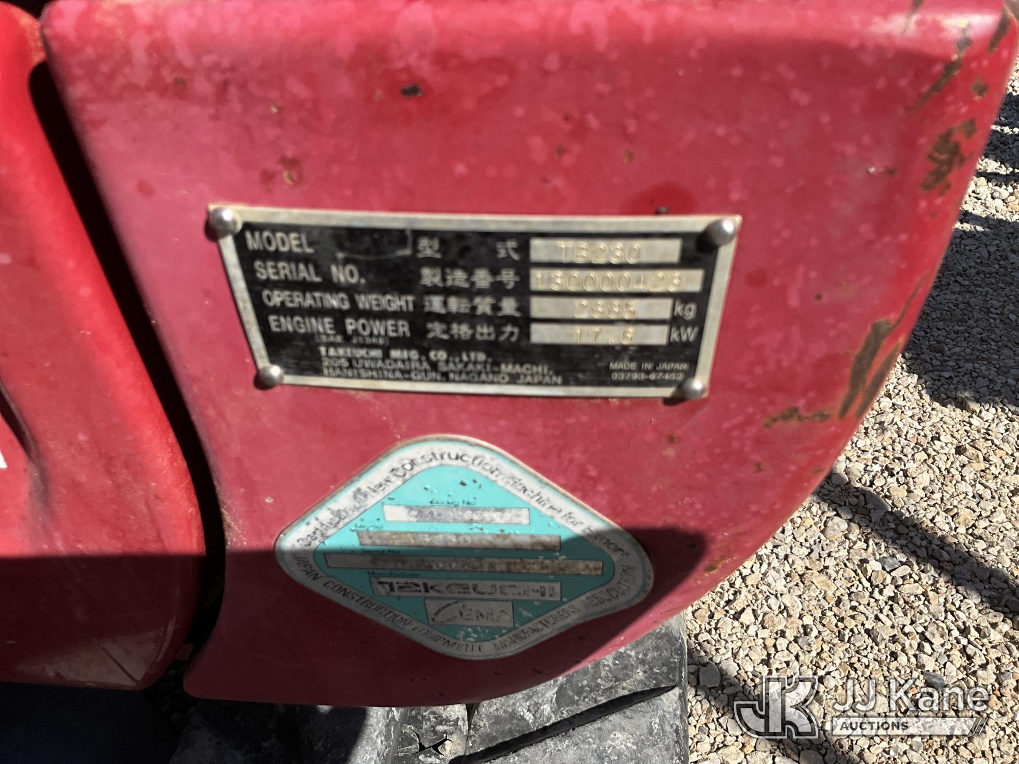 2015 Takeuchi TB230