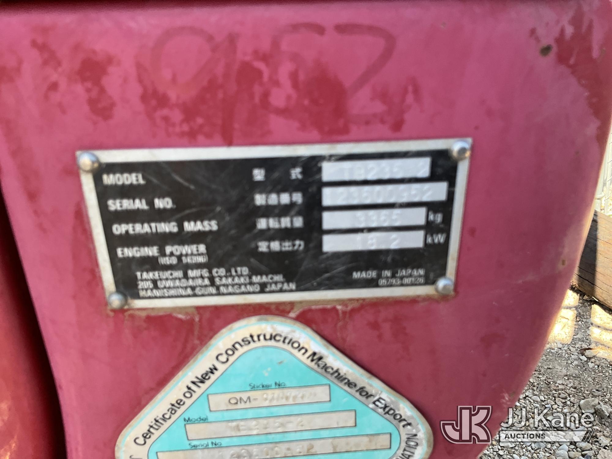 2019 Takeuchi TB235-2