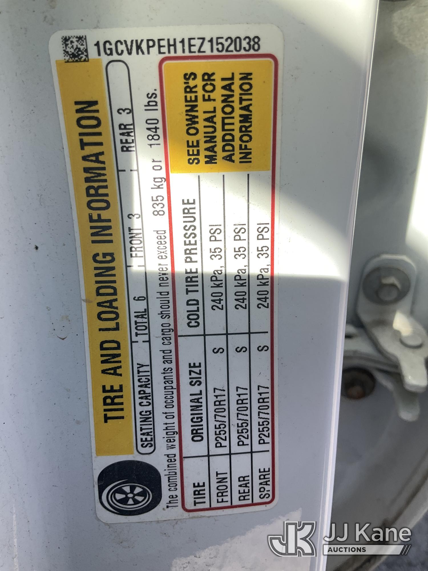 2014 Chevrolet SILVERADO 1500 4X4