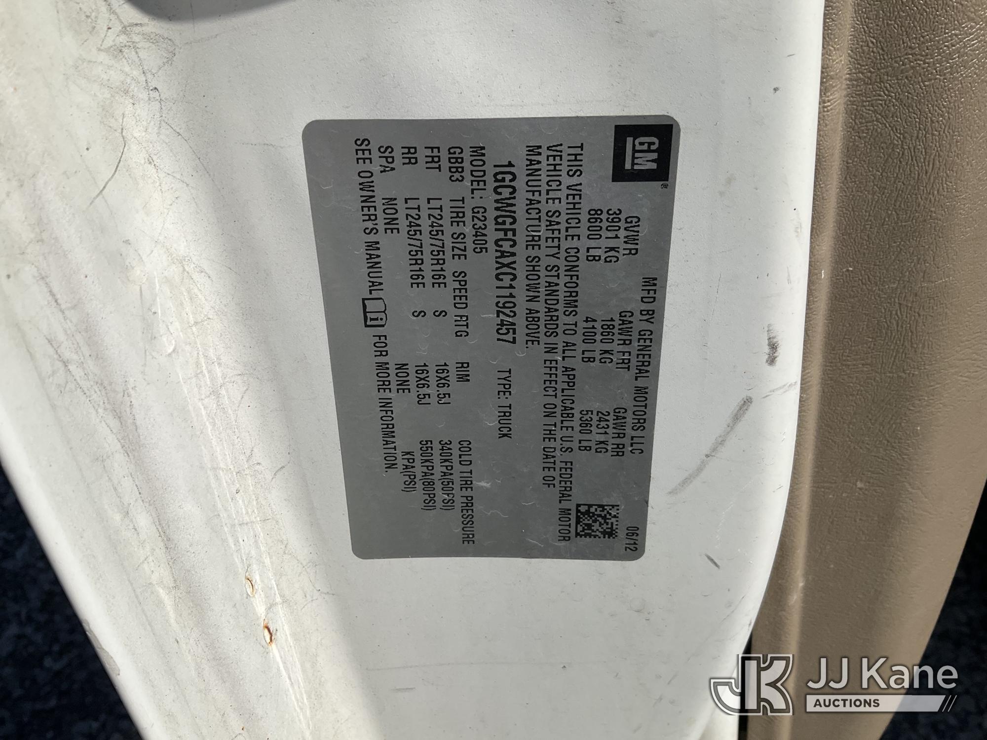 2012 Chevrolet Express G2500
