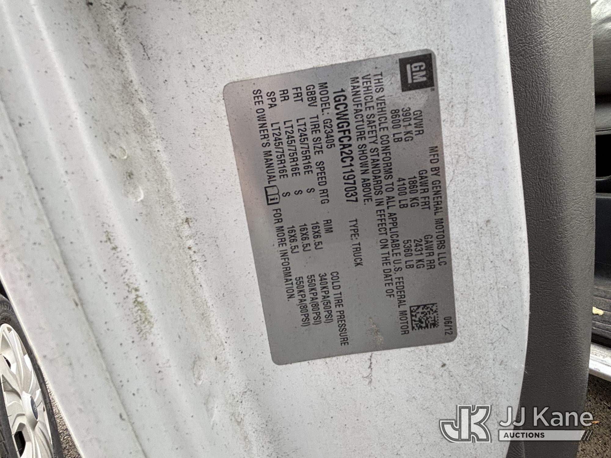 2012 Chevrolet Express G2500