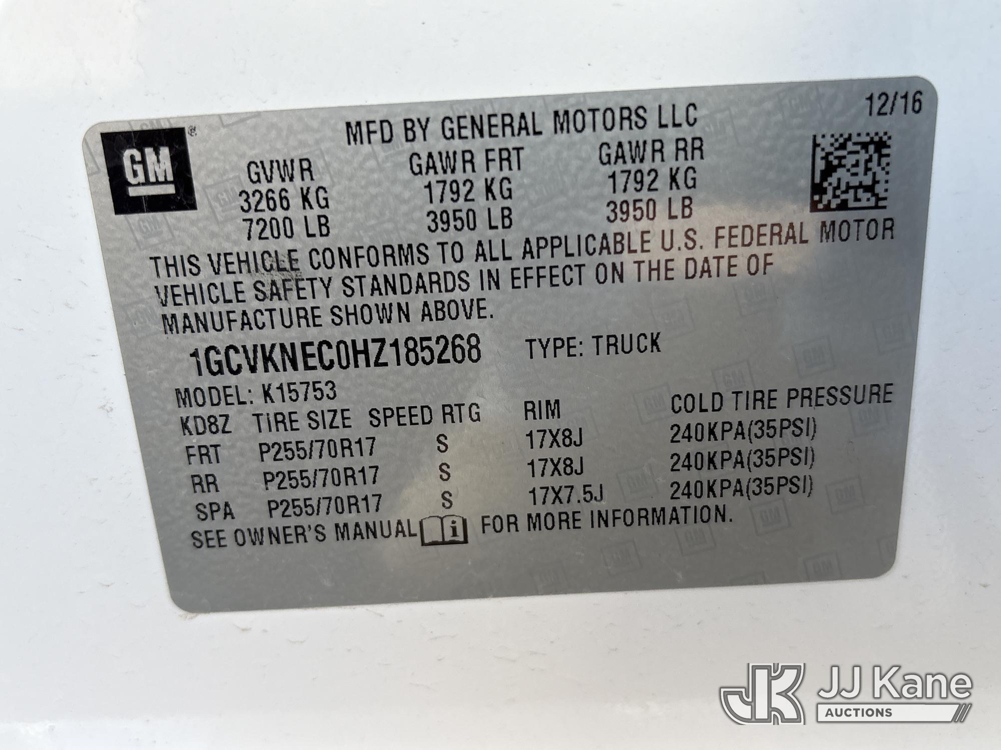 2017 Chevrolet Silverado 1500 4x4