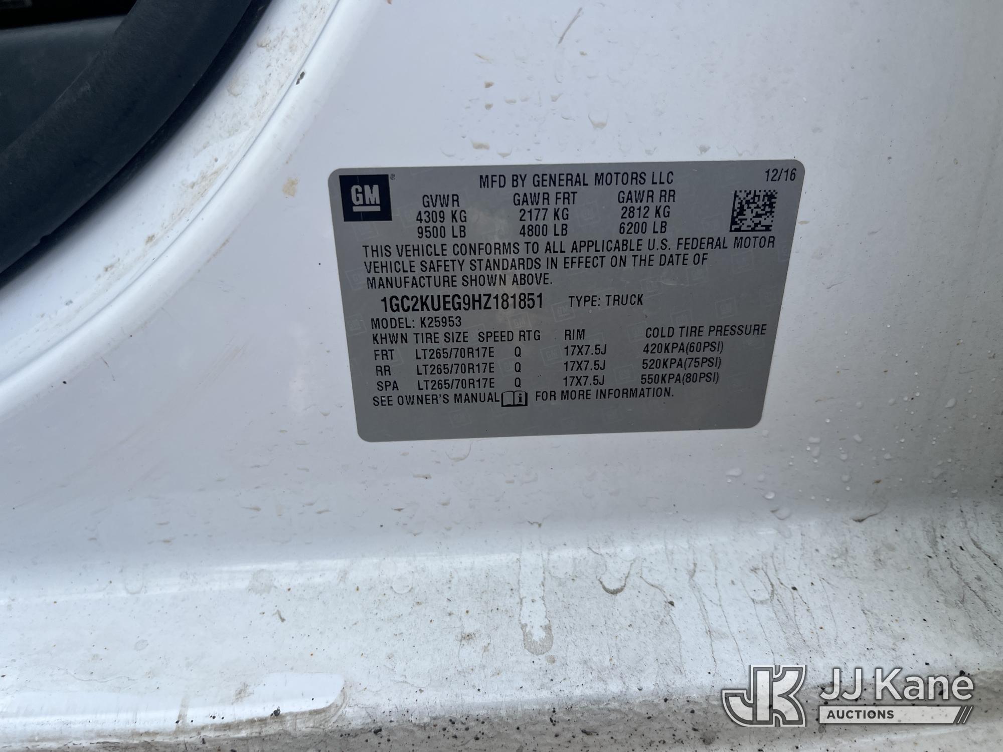 2017 Chevrolet SILVERADO 2500HD 4X4