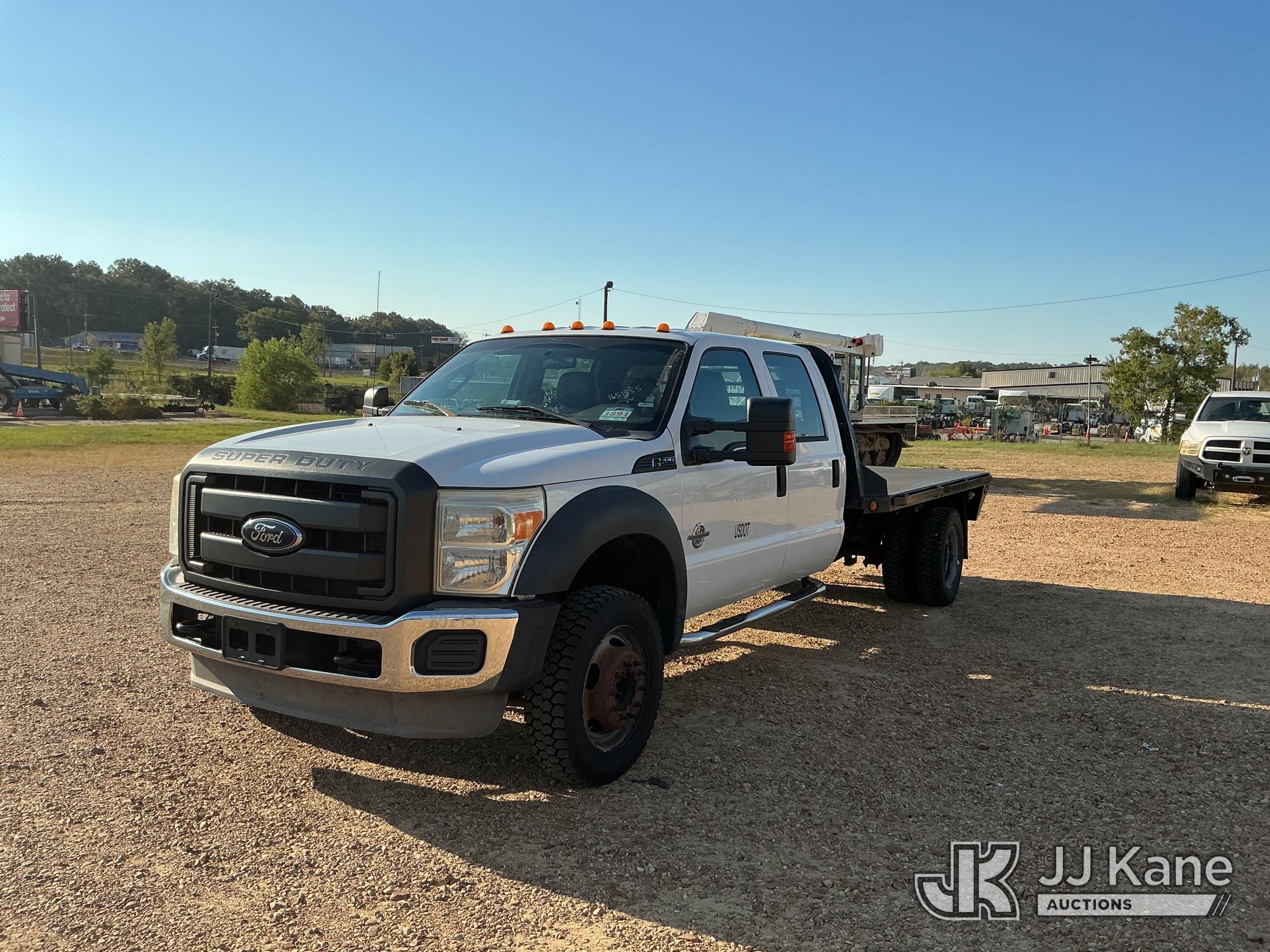2012 Ford F550 Crew-Cab Flatbed Truck (1651855)