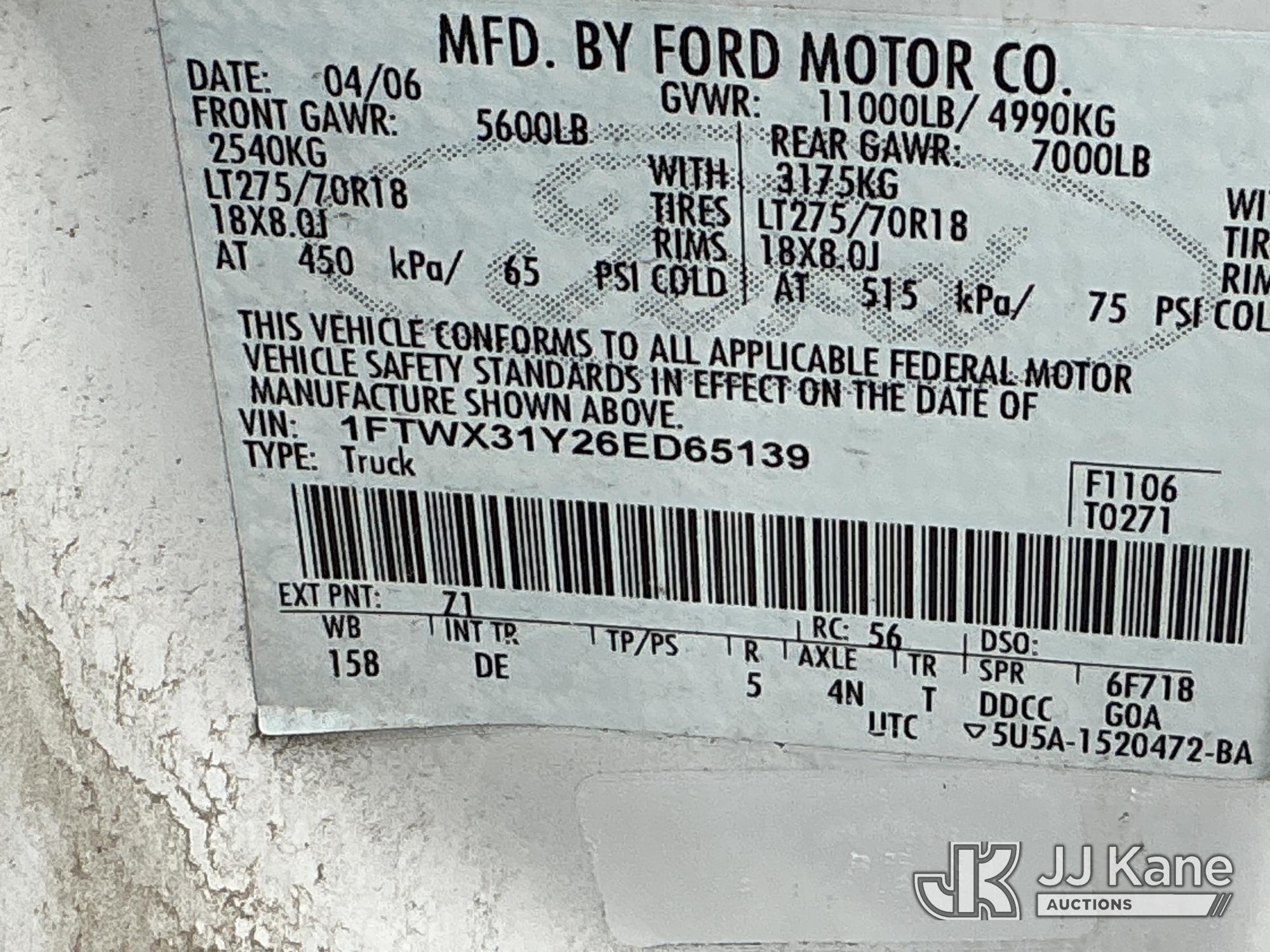 2006 Ford F350 4X4