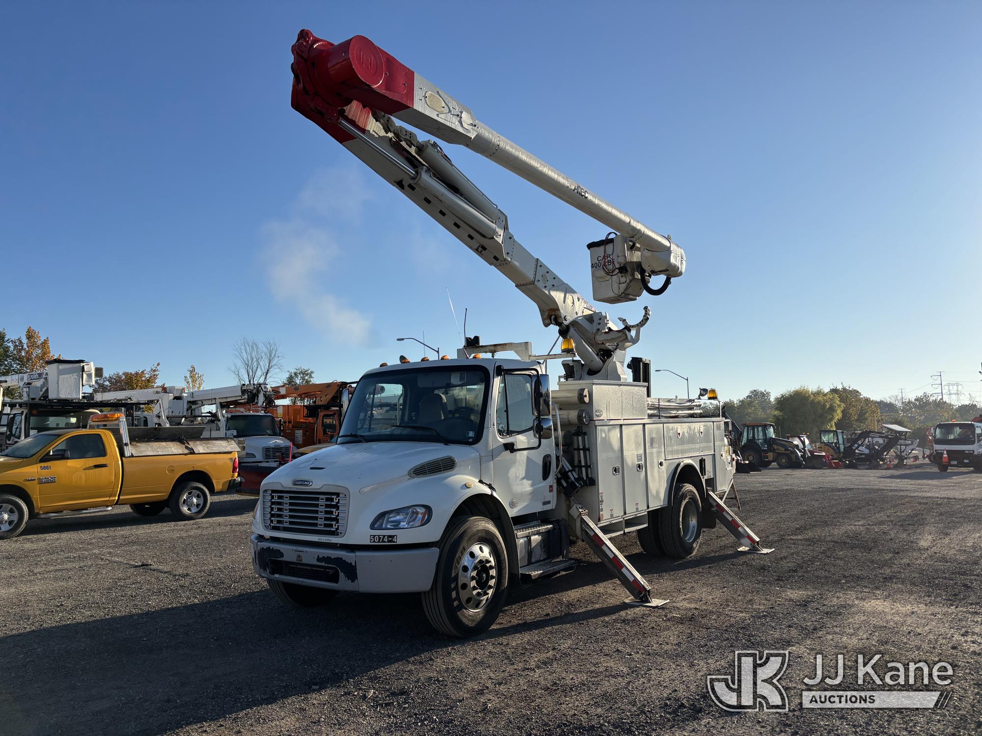 Altec AM55 Over-Center Material Handling Bucket Truck On 2012 Freightliner M2 Medium Duty Utility Truck (1651970)