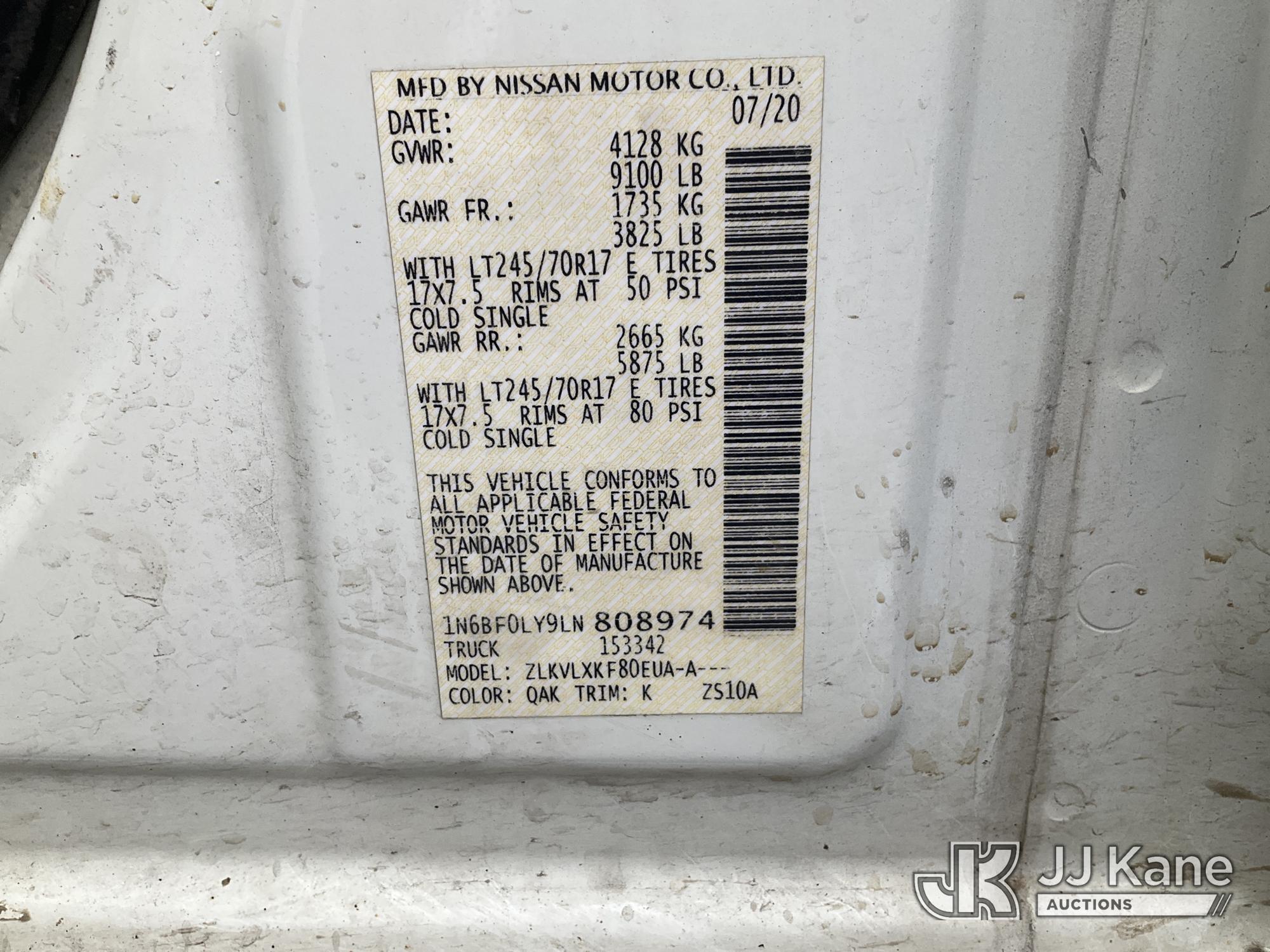 2020 Nissan NV Cargo