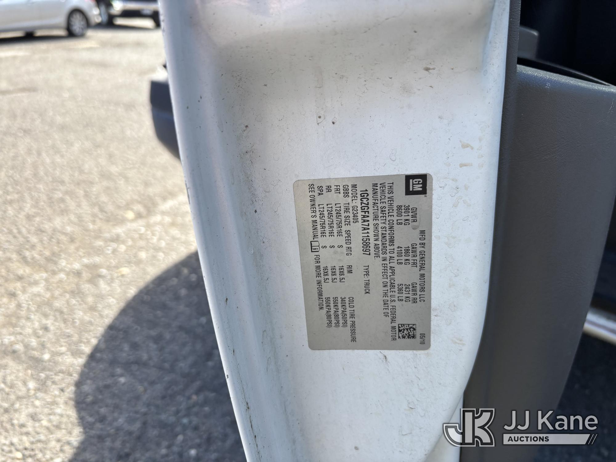 2010 Chevrolet Express G2500