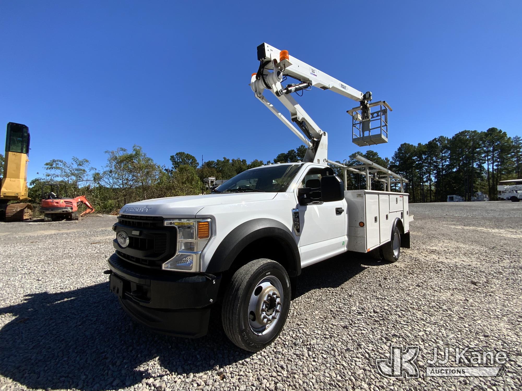 ETI STP36 Articulating & Telescopic Non-Insulated Bucket Truck On 2021 Ford F550 4x4 Service Truck (1652483)