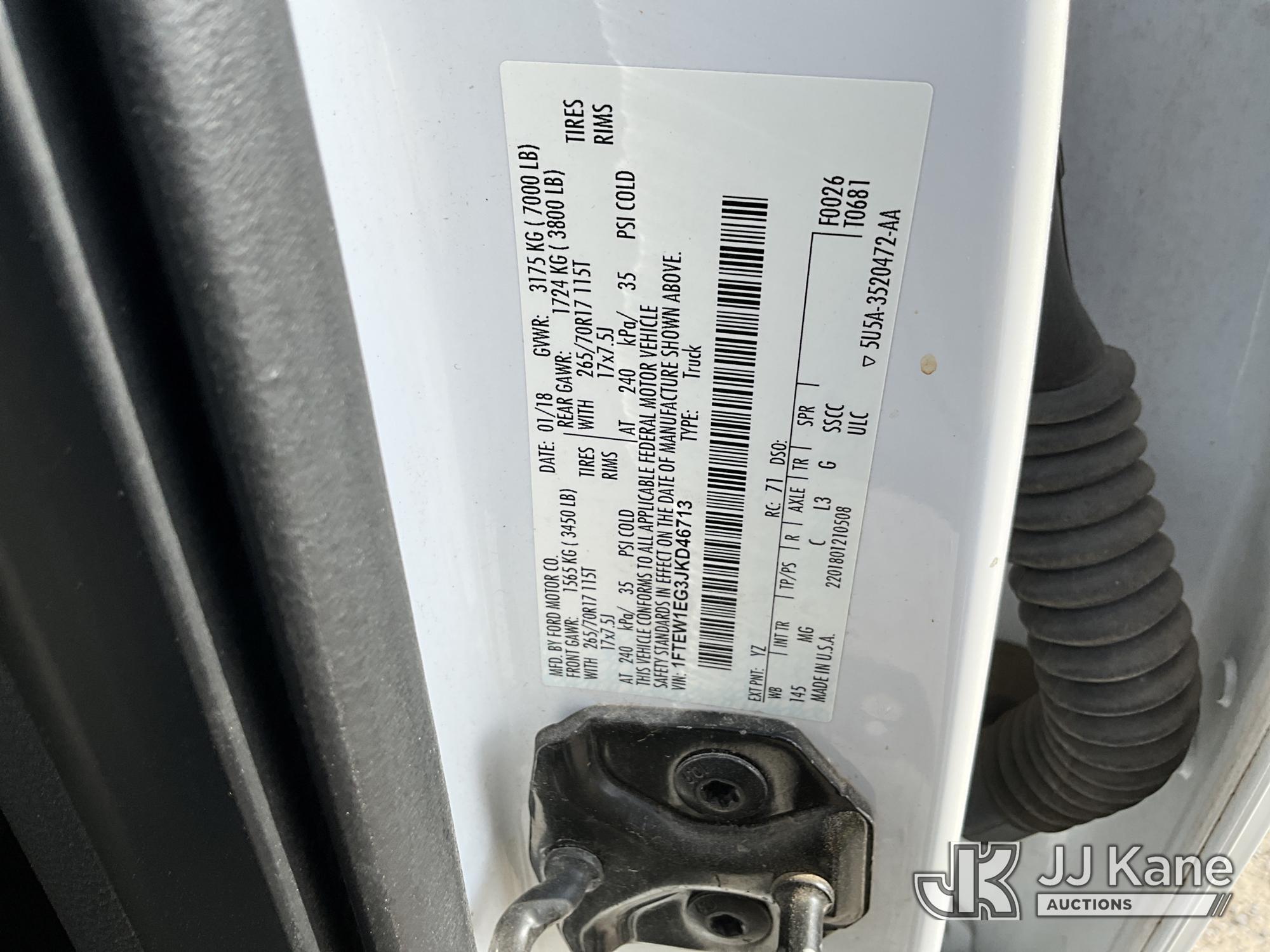 2018 Ford F150 4X4
