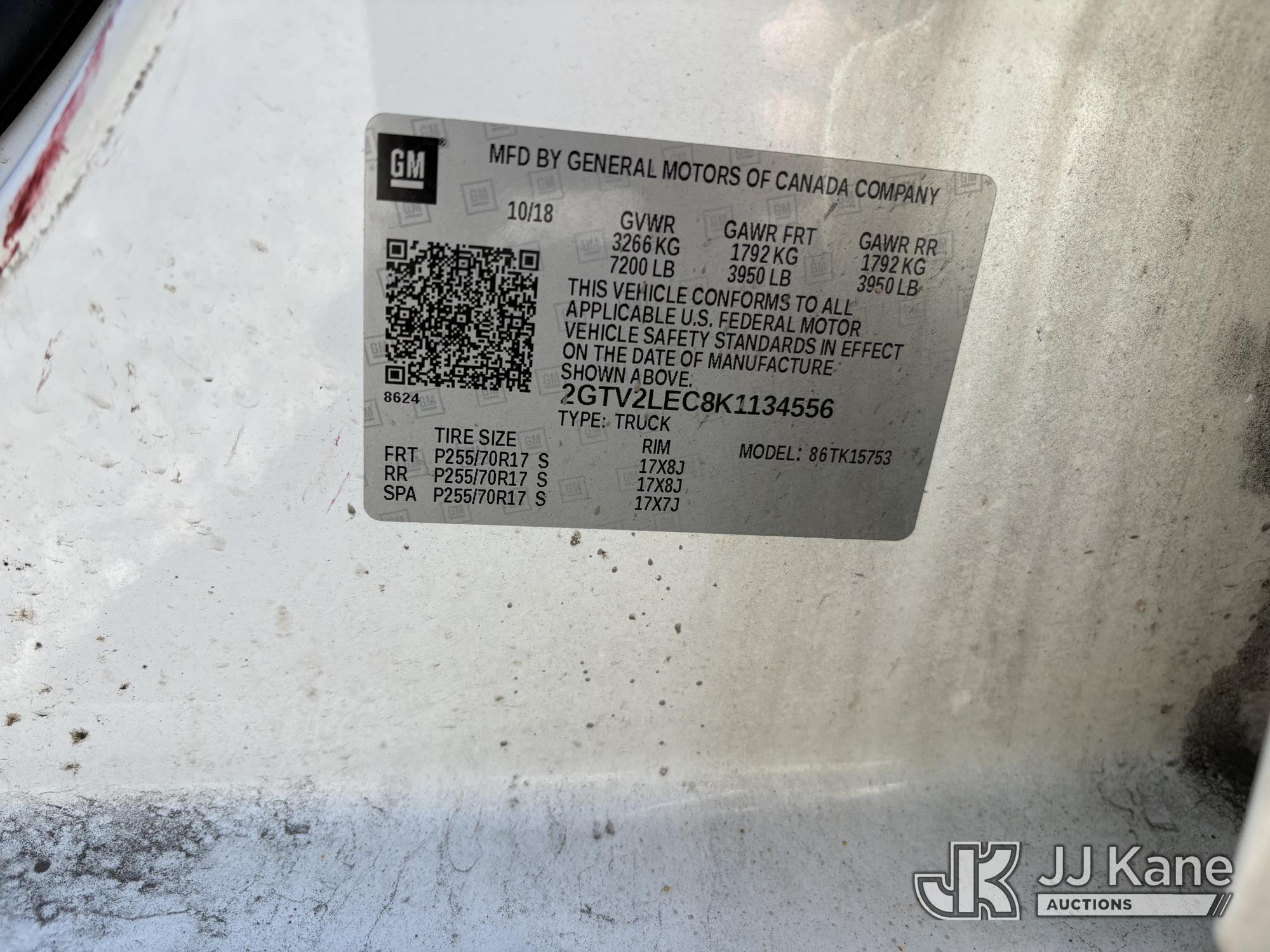 2019 GMC SIERRA 1500
