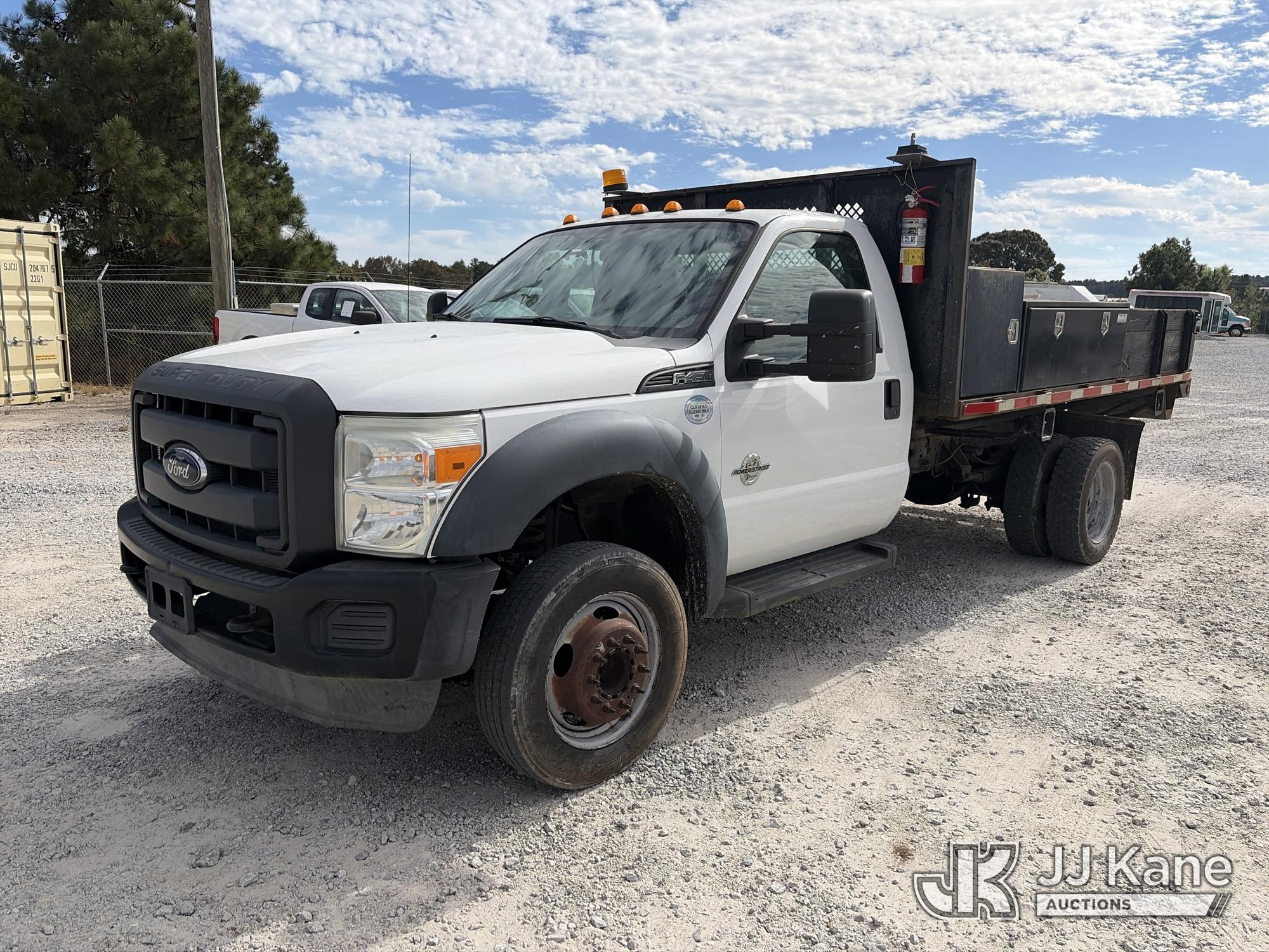 2016 Ford F-450 SD Dump Flatbed Truck (1652977)