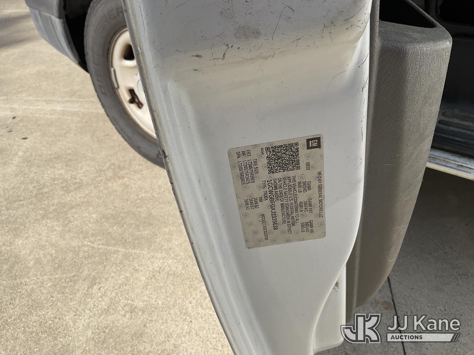 2018 Chevrolet EXPRESS G2500