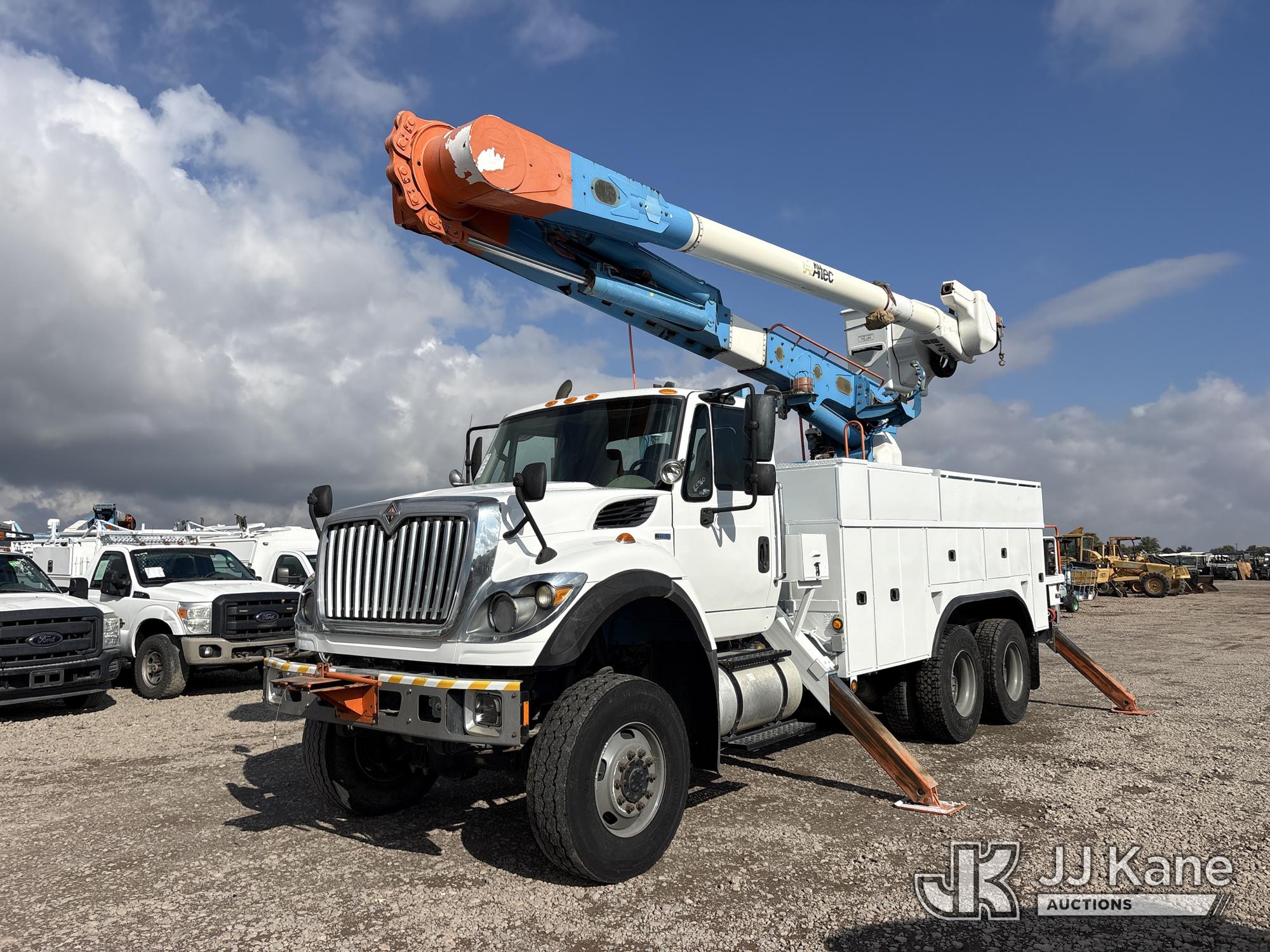 Altec AM55 Over-Center Material Handling Bucket Truck On 2013 International 7500 T/A Utility Truck (1653160)