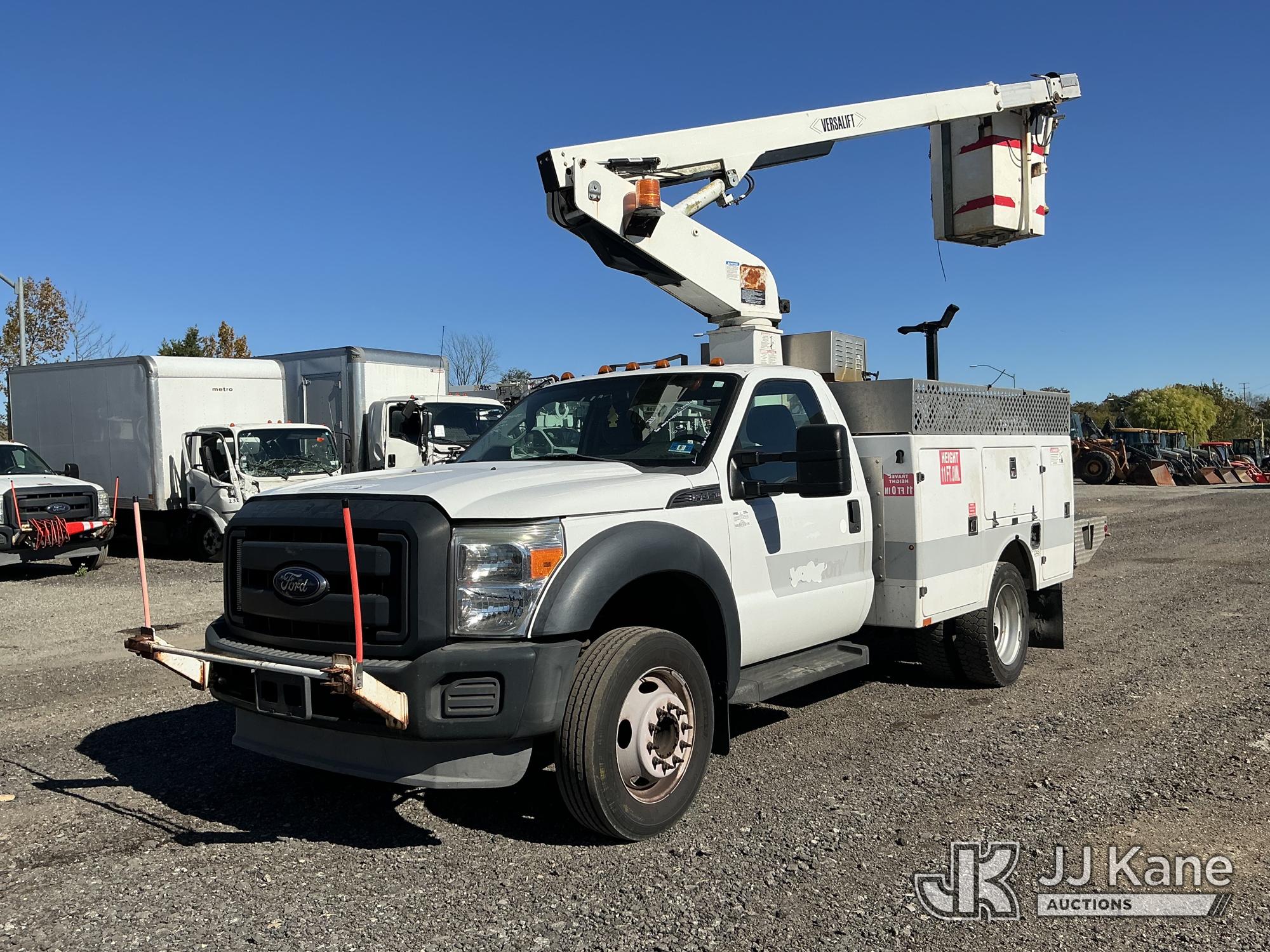 Versalift TEL29N-03 Telescopic Non-Insulated Bucket Truck On 2013 Ford F450 Service Truck (1653369)