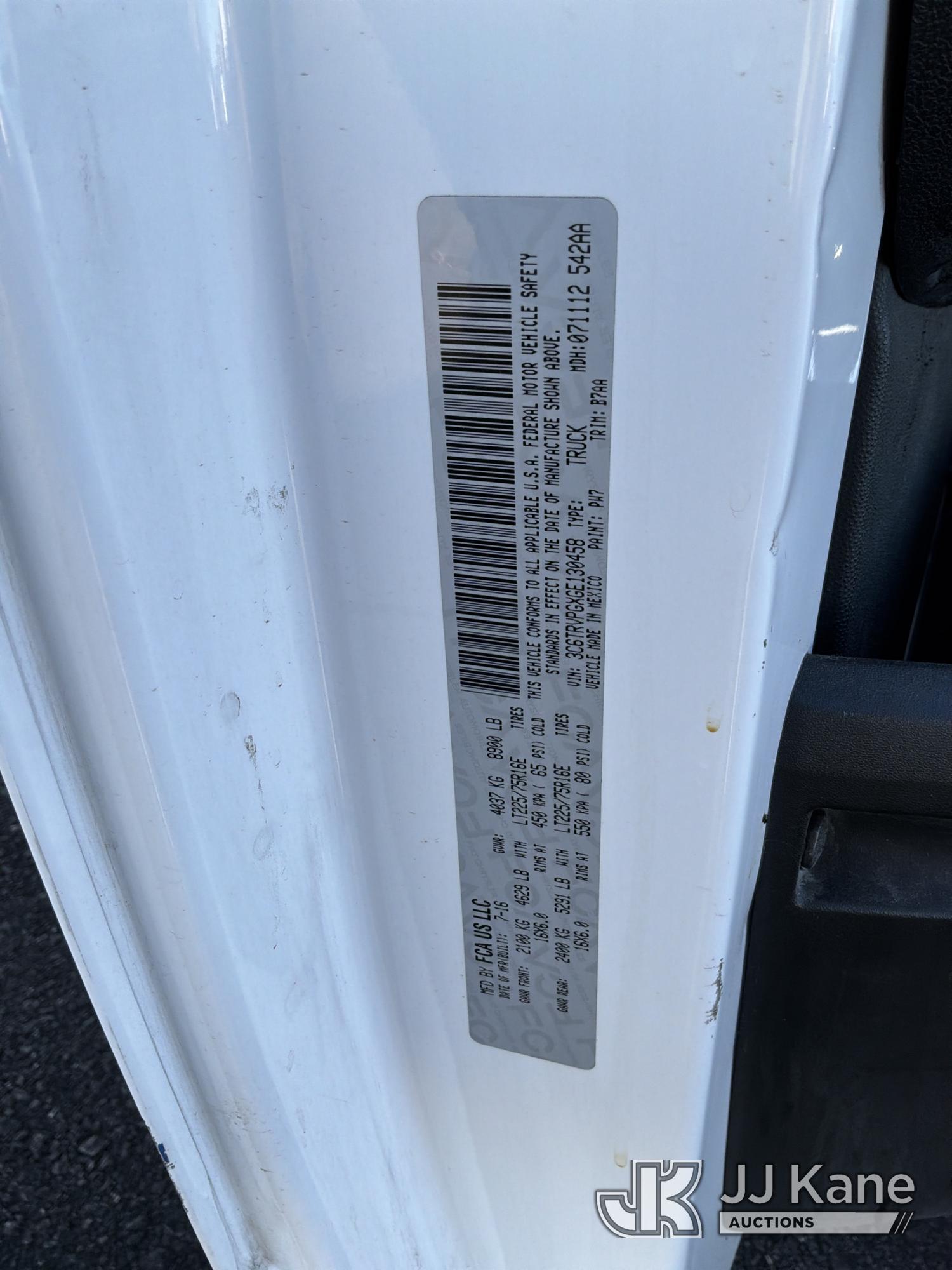 2016 Ram PROMASTER