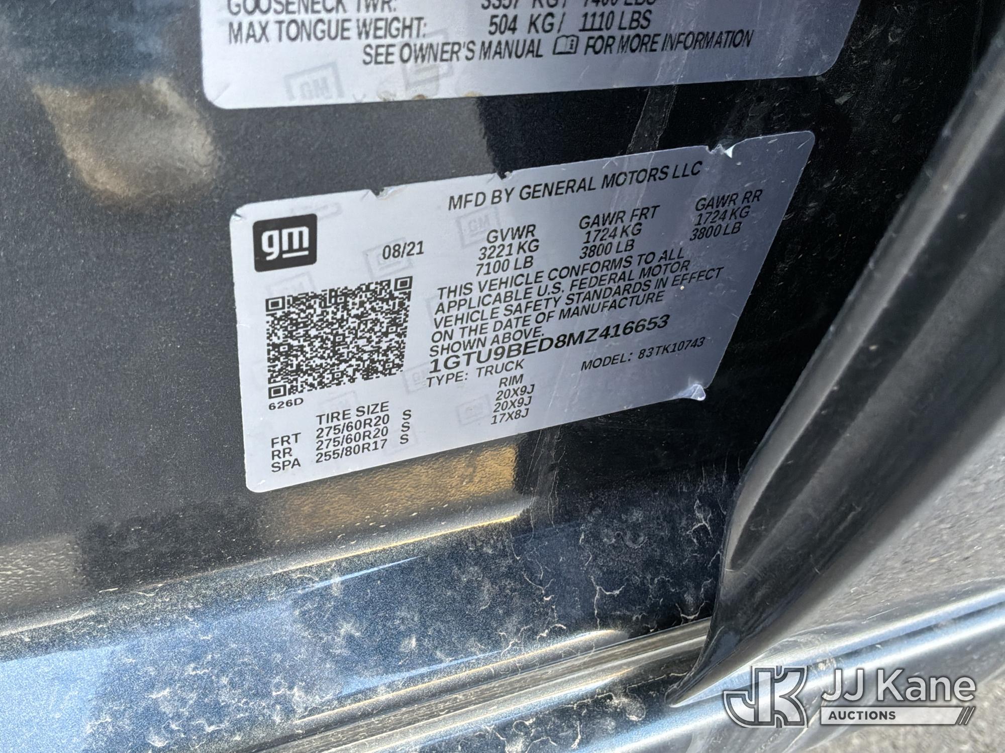 2021 GMC SIERRA 1500
