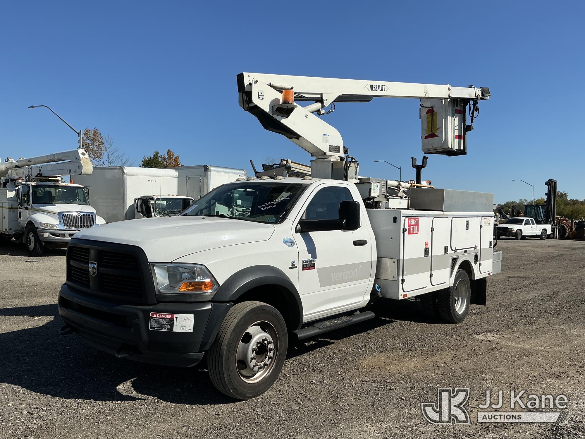 Versalift TEL29 Telescopic Non-Insulated Bucket Truck On 2012 Dodge Ram 4500 Service Truck (1654410)